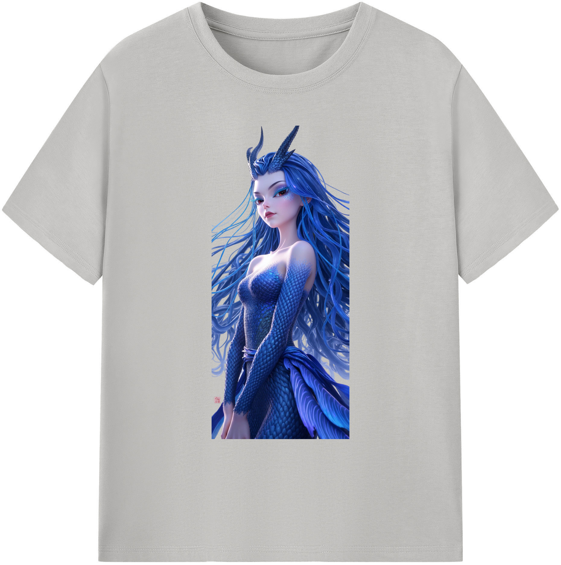 （画像用） Ne Zha 2 ナタ 魔童の大暴れ 綿100％ メンズ半袖Tシャツ｜肌触りやわらか＆通気性