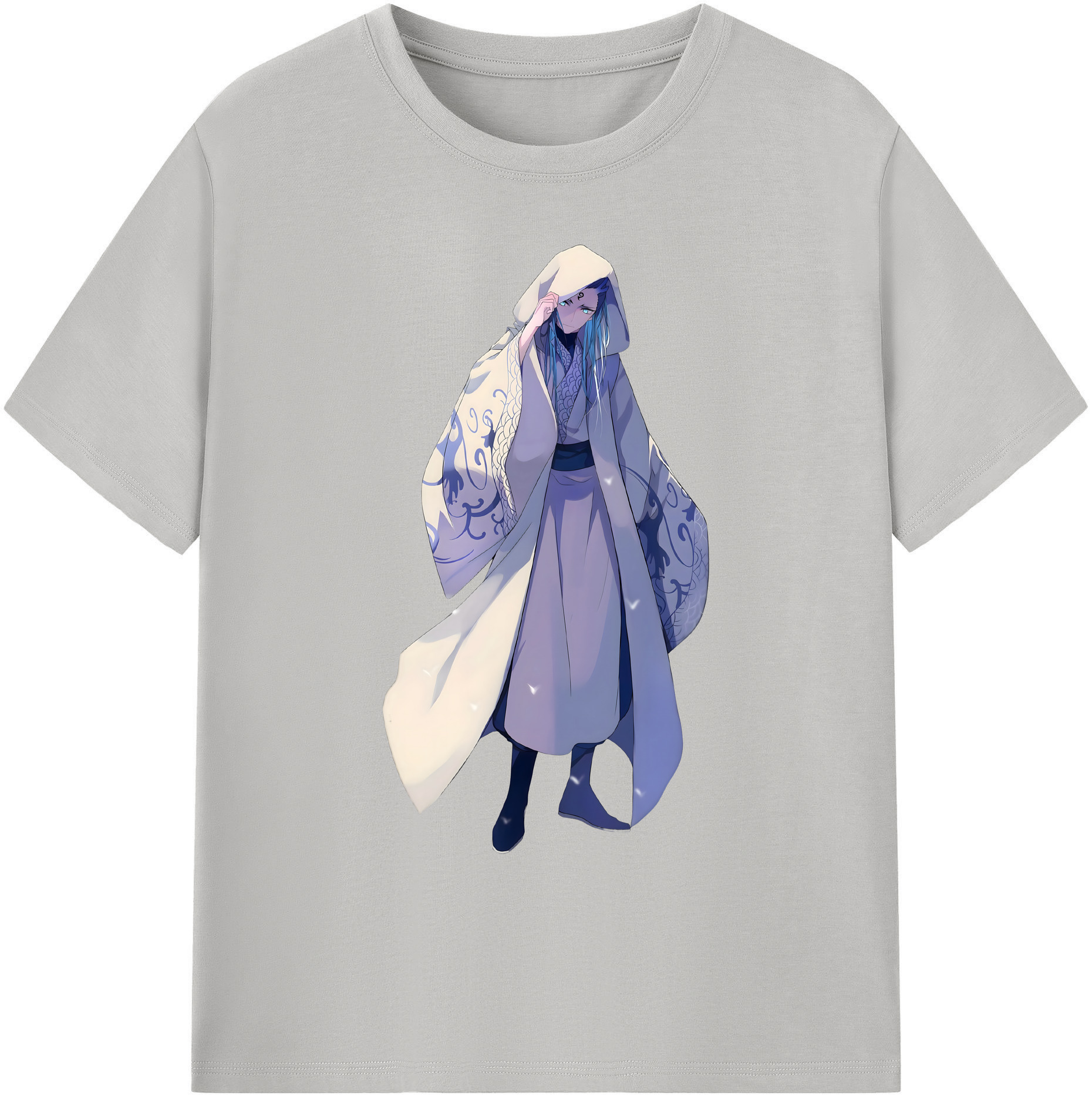 （画像用） Ne Zha 2 ナタ 魔童の大暴れ 綿100％ メンズ半袖Tシャツ｜肌触りやわらか＆通気性