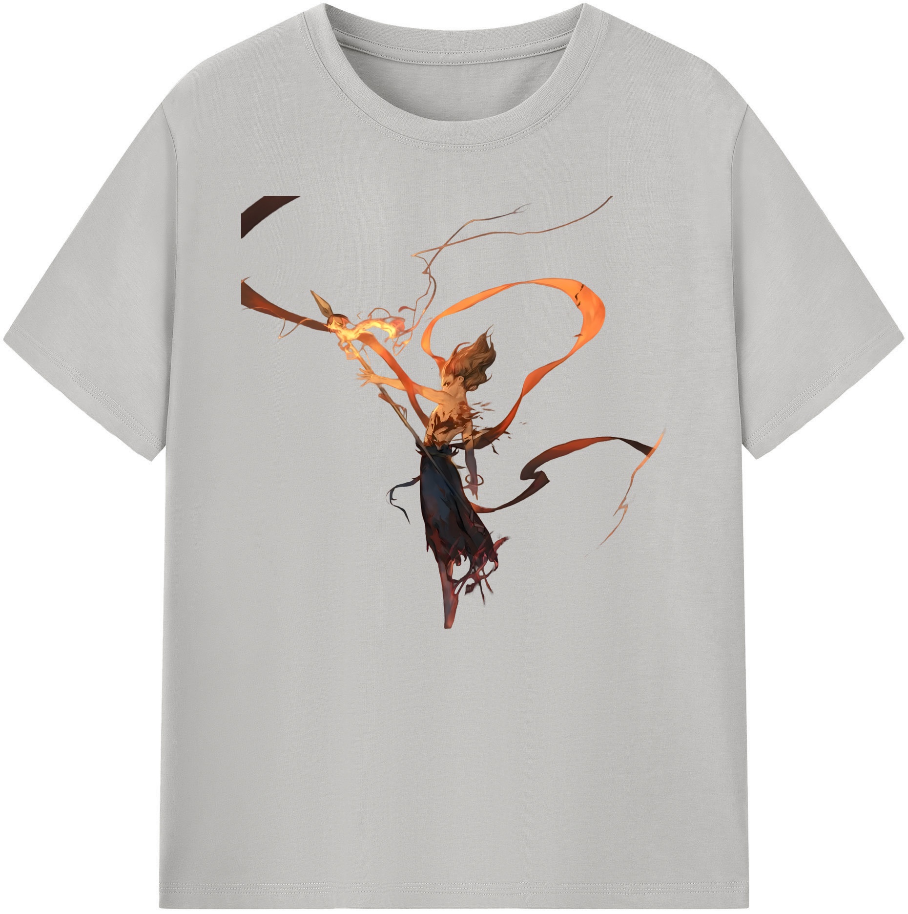 （画像用） Ne Zha 2 ナタ 魔童の大暴れ 綿100％ メンズ半袖Tシャツ｜肌触りやわらか＆通気性