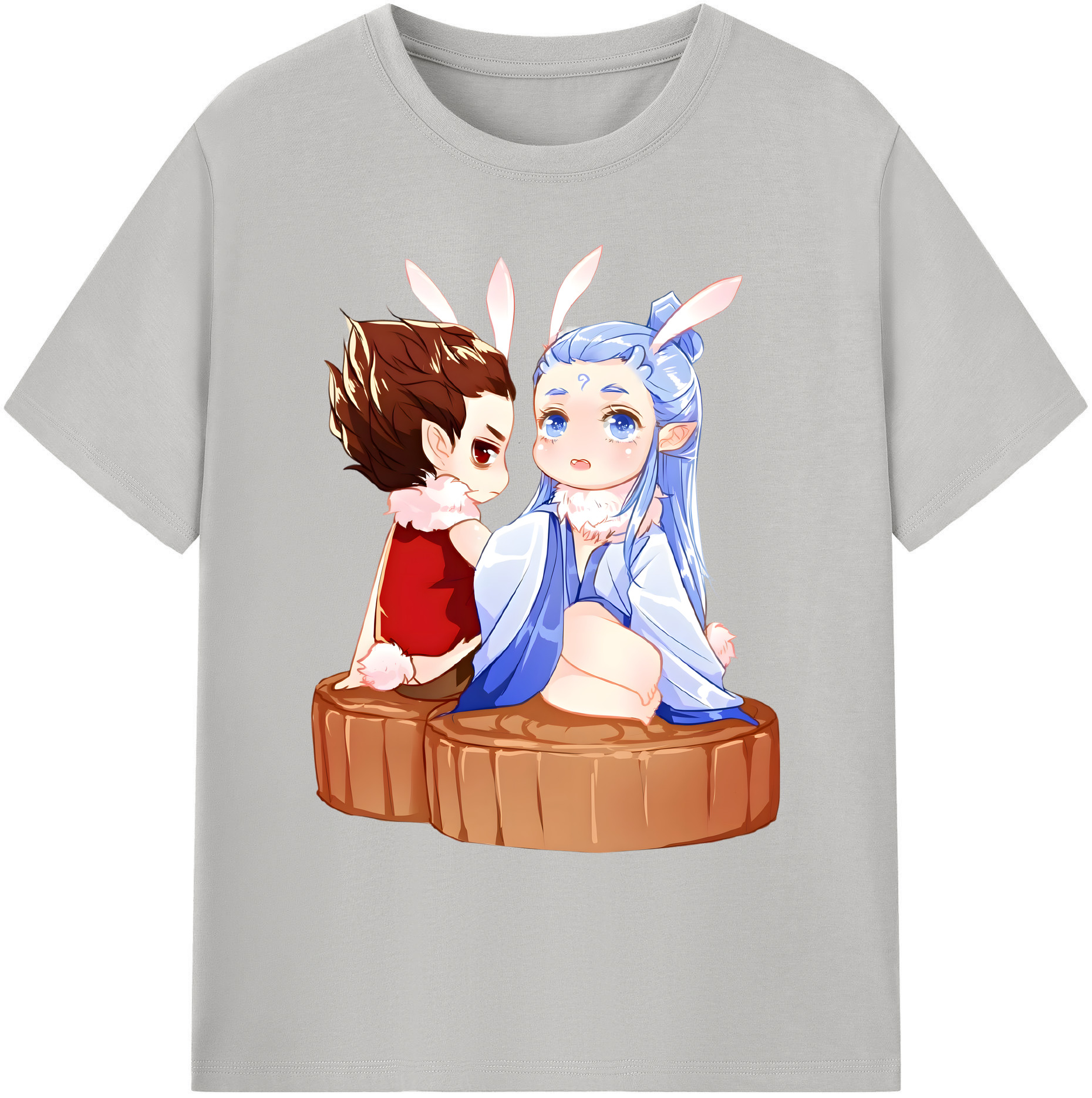 （画像用） Ne Zha 2 ナタ 魔童の大暴れ 綿100％ メンズ半袖Tシャツ｜肌触りやわらか＆通気性