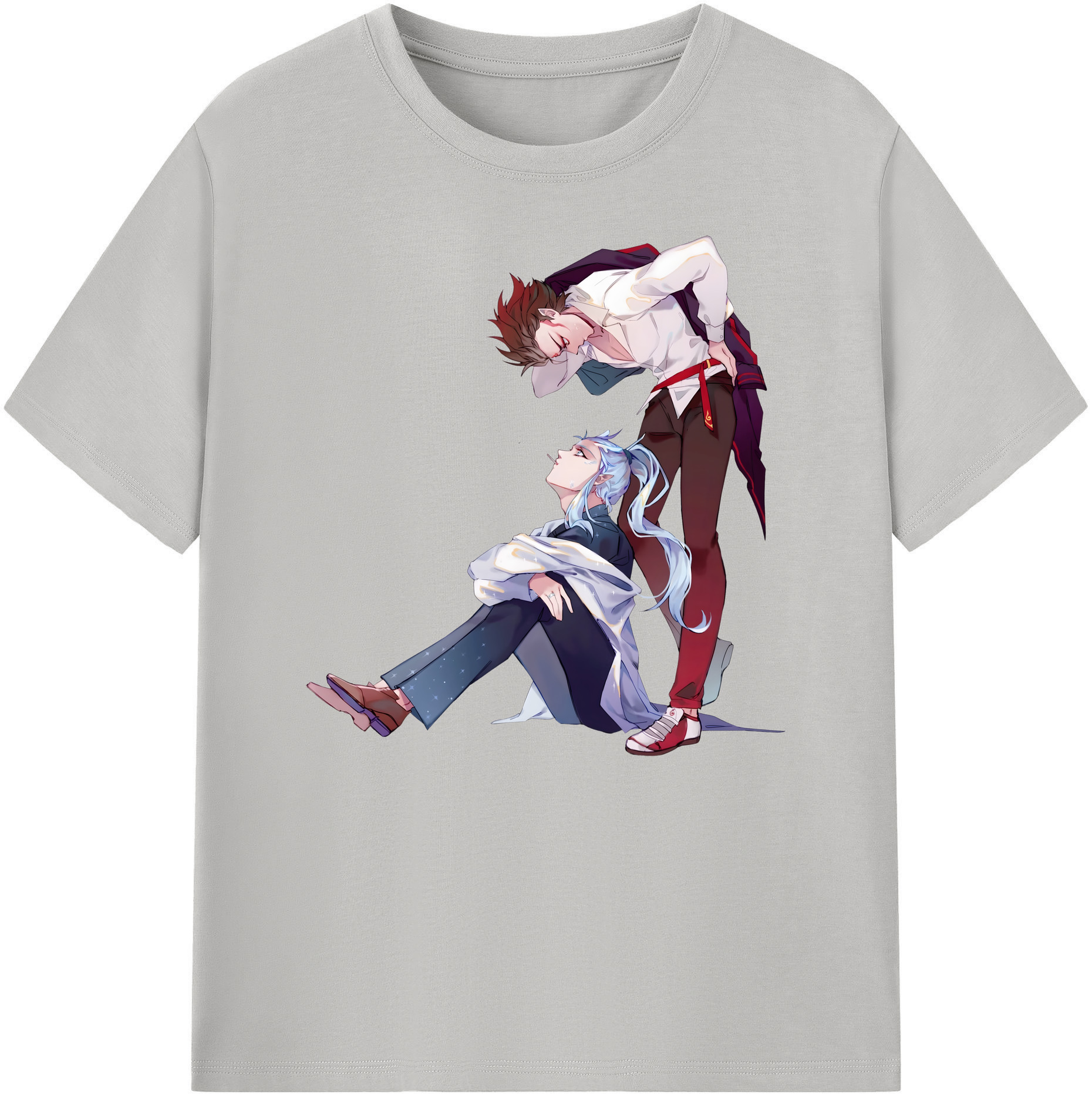 （画像用） Ne Zha 2 ナタ 魔童の大暴れ 綿100％ メンズ半袖Tシャツ｜肌触りやわらか＆通気性