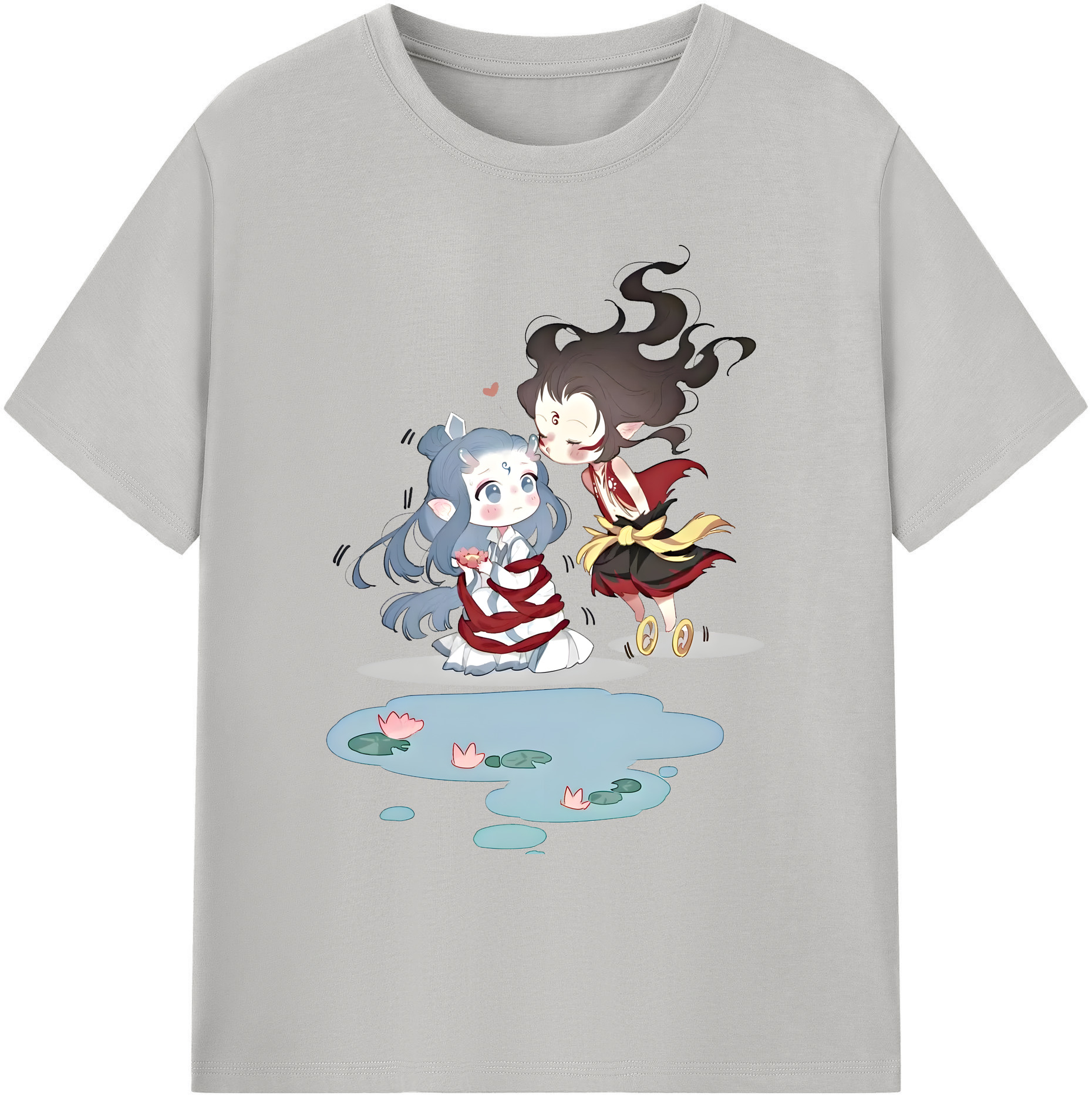 （画像用） Ne Zha 2 ナタ 魔童の大暴れ 綿100％ メンズ半袖Tシャツ｜肌触りやわらか＆通気性
