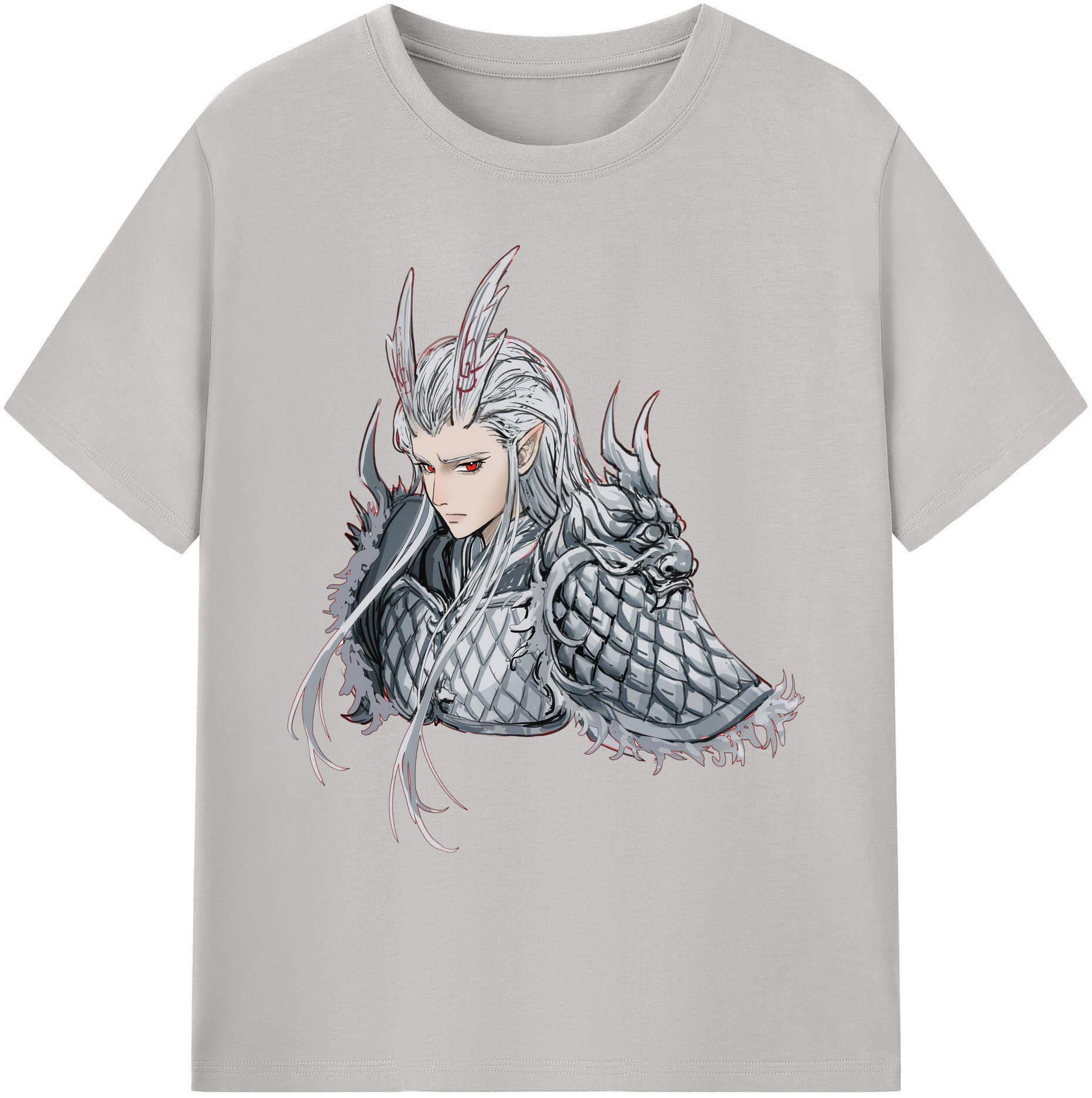 （画像用） Ne Zha 2 ナタ 魔童の大暴れ 綿100％ メンズ半袖Tシャツ｜肌触りやわらか＆通気性