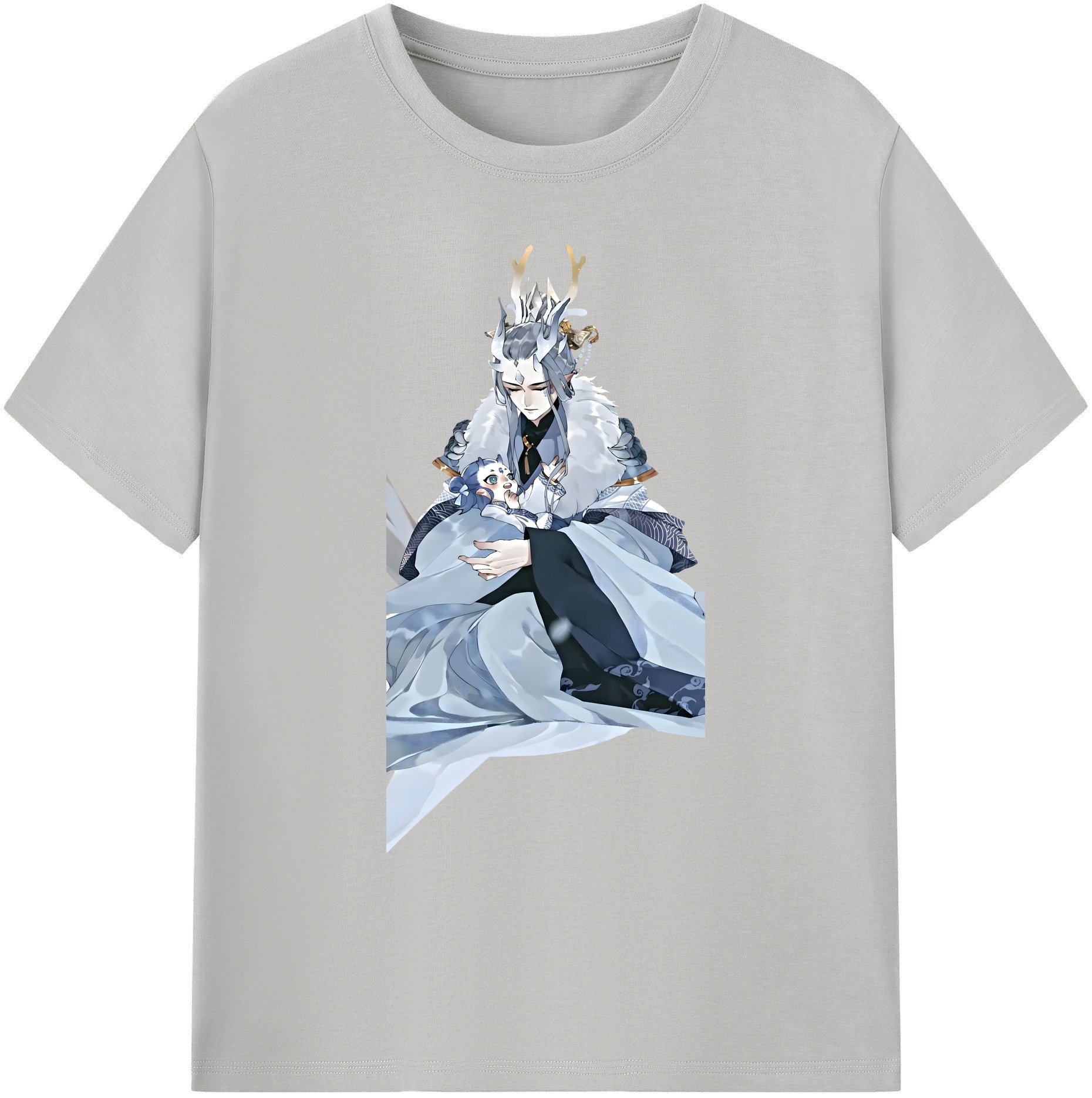 （画像用） Ne Zha 2 ナタ 魔童の大暴れ 綿100％ メンズ半袖Tシャツ｜肌触りやわらか＆通気性