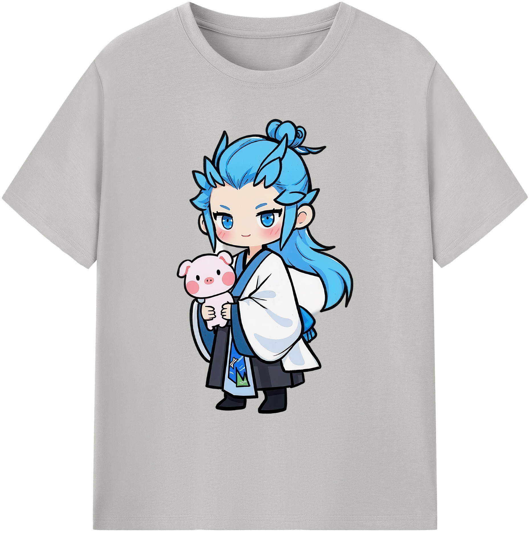 （画像用） Ne Zha 2 ナタ 魔童の大暴れ 綿100％ メンズ半袖Tシャツ｜肌触りやわらか＆通気性
