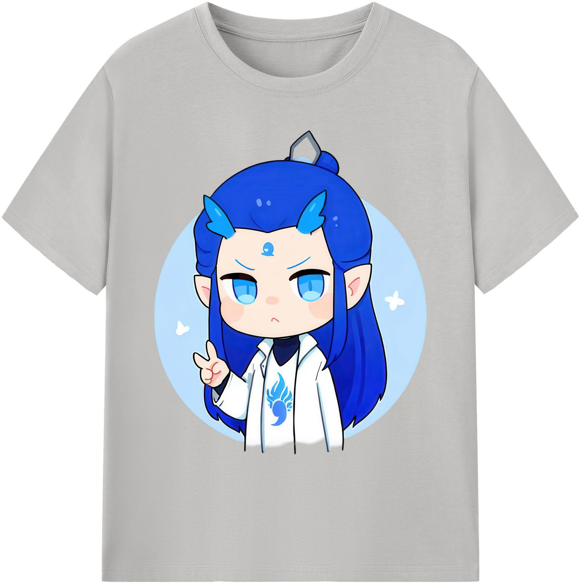 （画像用） Ne Zha 2 ナタ 魔童の大暴れ 綿100％ メンズ半袖Tシャツ｜肌触りやわらか＆通気性