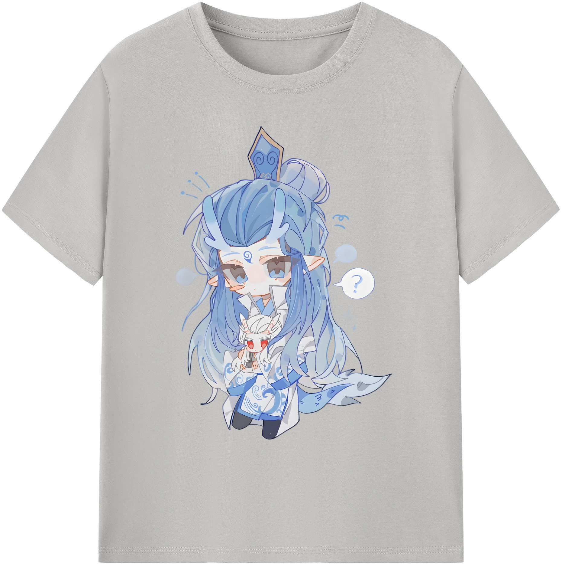 （画像用） Ne Zha 2 ナタ 魔童の大暴れ 綿100％ メンズ半袖Tシャツ｜肌触りやわらか＆通気性