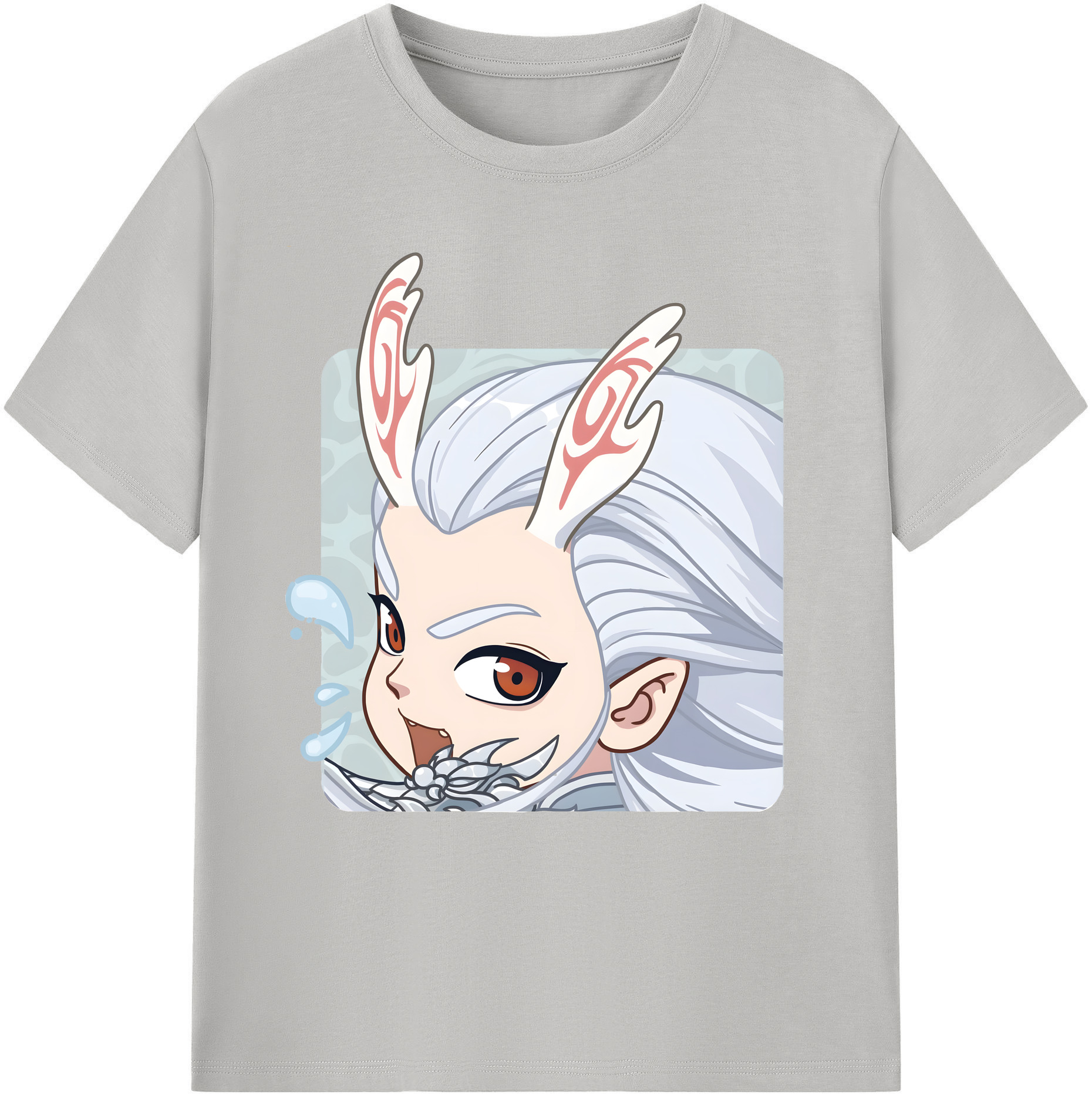 （画像用） Ne Zha 2 ナタ 魔童の大暴れ 綿100％ メンズ半袖Tシャツ｜肌触りやわらか＆通気性