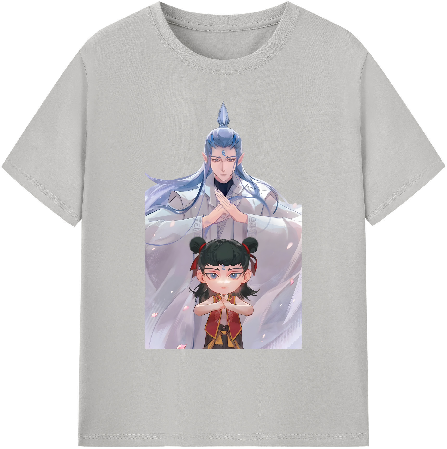 （画像用） Ne Zha 2 ナタ 魔童の大暴れ 綿100％ メンズ半袖Tシャツ｜肌触りやわらか＆通気性