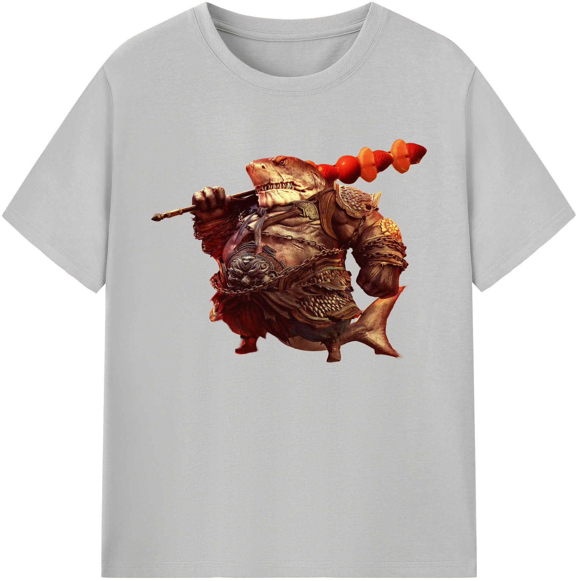 （画像用） Ne Zha 2 ナタ 魔童の大暴れ 綿100％ メンズ半袖Tシャツ｜肌触りやわらか＆通気性