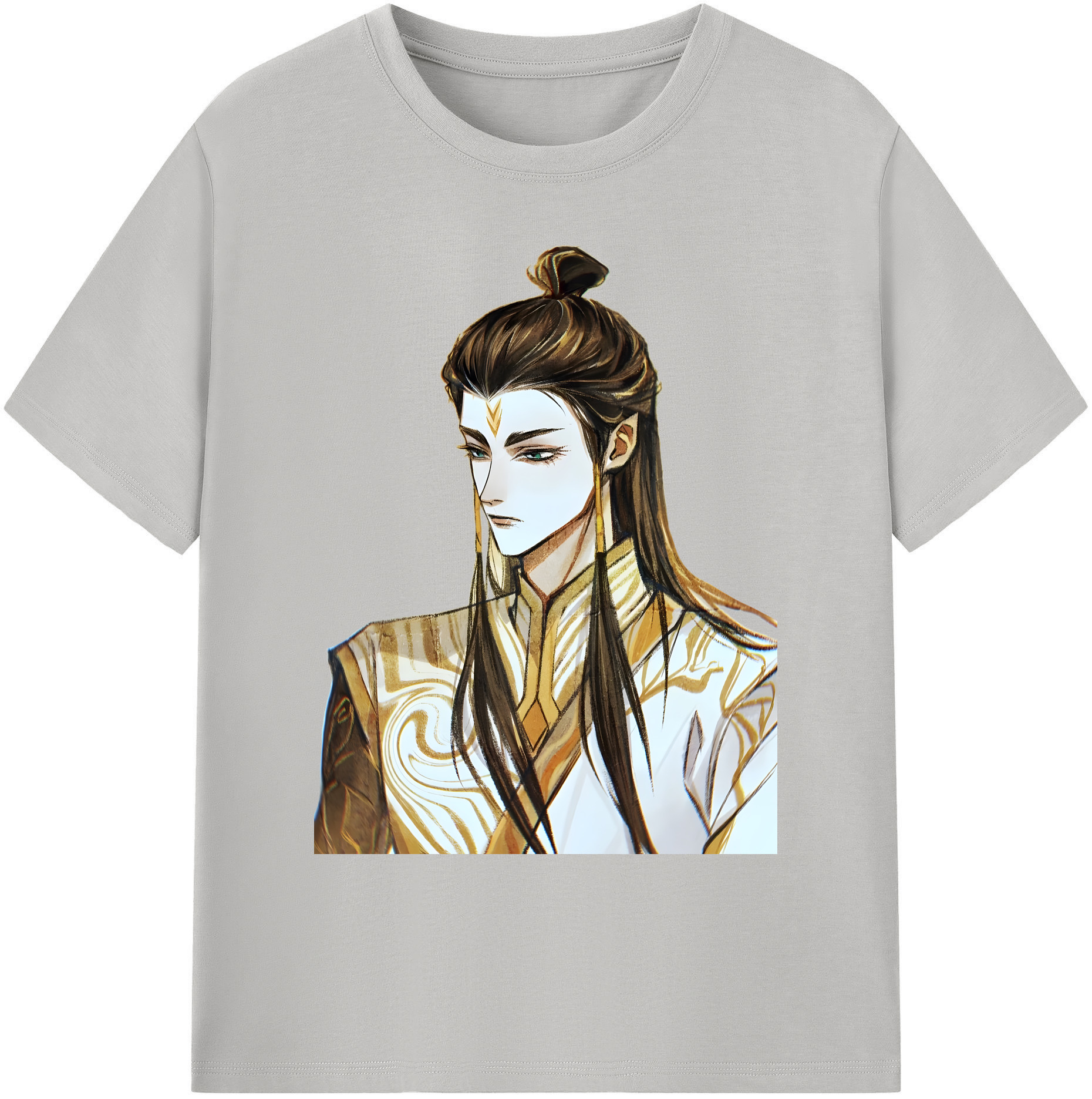 （画像用） Ne Zha 2 ナタ 魔童の大暴れ 綿100％ メンズ半袖Tシャツ｜肌触りやわらか＆通気性