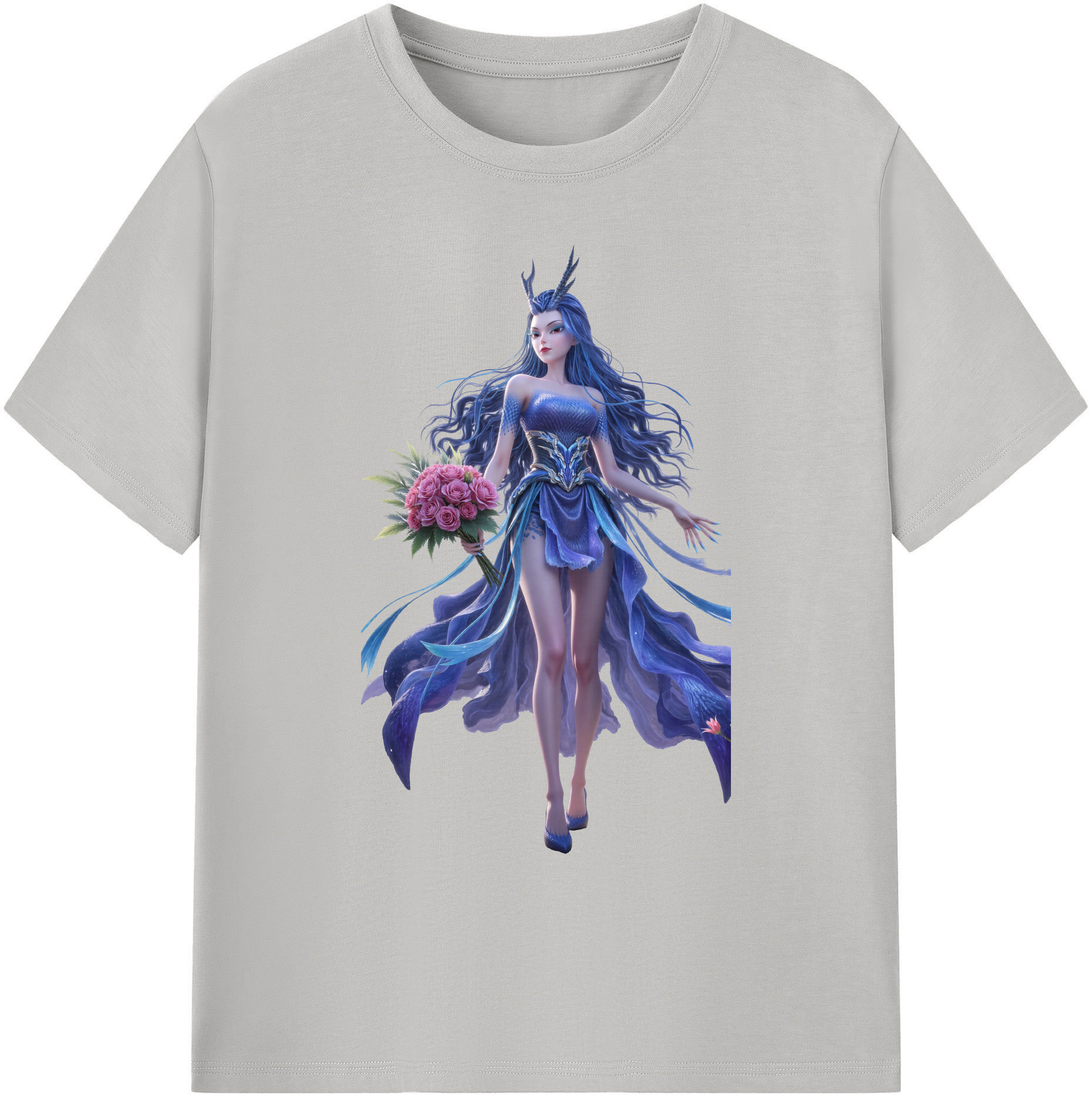 （画像用） Ne Zha 2 ナタ 魔童の大暴れ 綿100％ メンズ半袖Tシャツ｜肌触りやわらか＆通気性