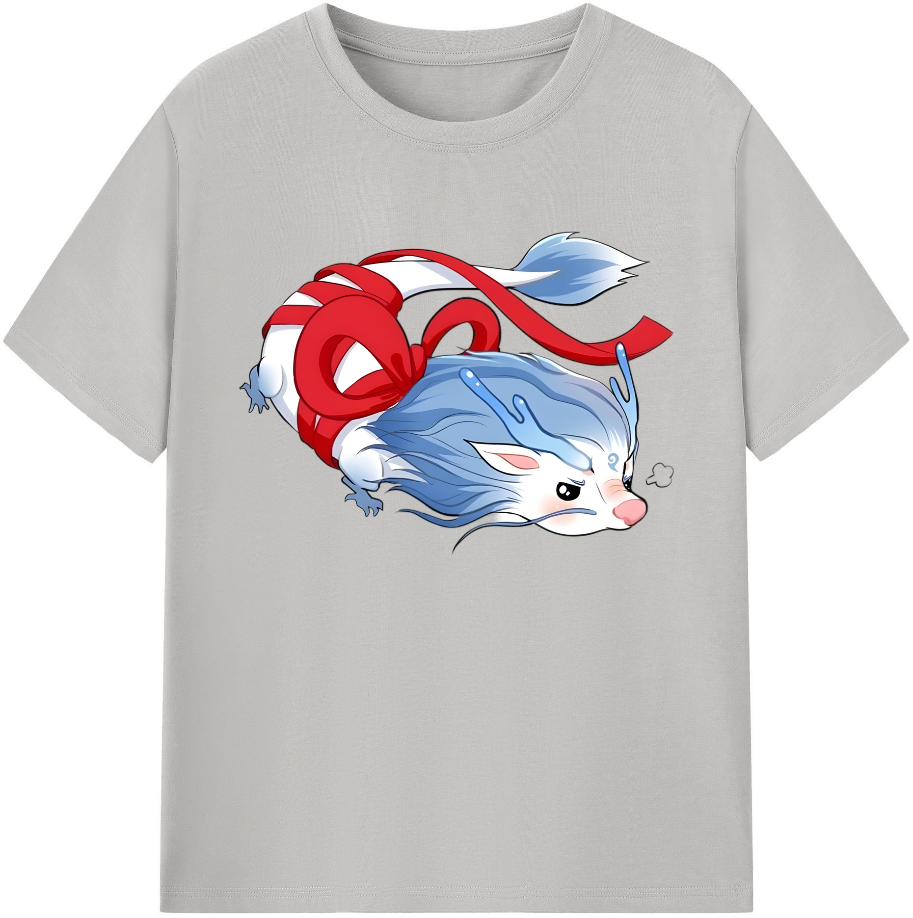 （画像用） Ne Zha 2 ナタ 魔童の大暴れ 綿100％ メンズ半袖Tシャツ｜肌触りやわらか＆通気性