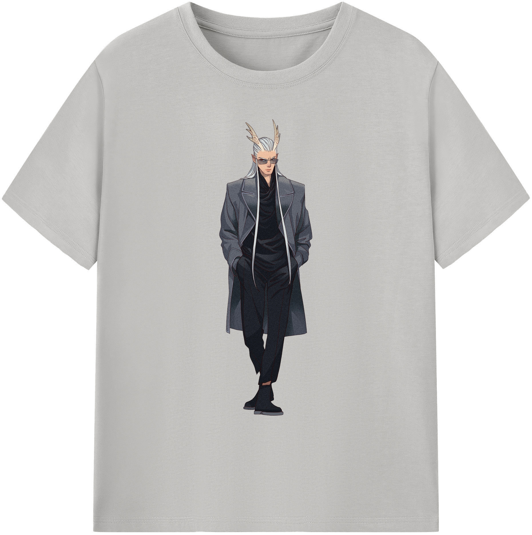 （画像用） Ne Zha 2 ナタ 魔童の大暴れ 綿100％ メンズ半袖Tシャツ｜肌触りやわらか＆通気性