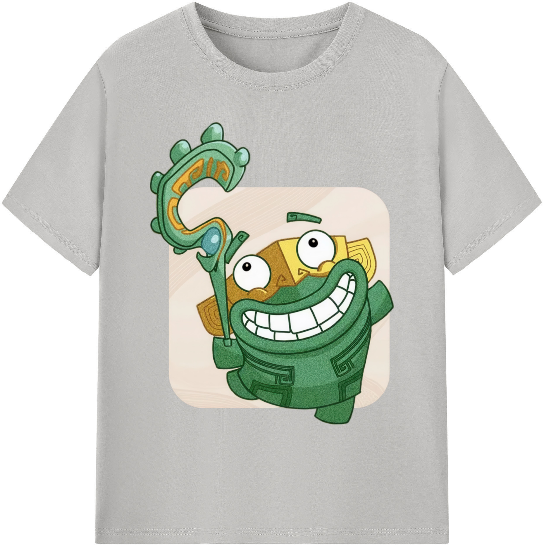 （画像用） Ne Zha 2 ナタ 魔童の大暴れ 綿100％ メンズ半袖Tシャツ｜肌触りやわらか＆通気性