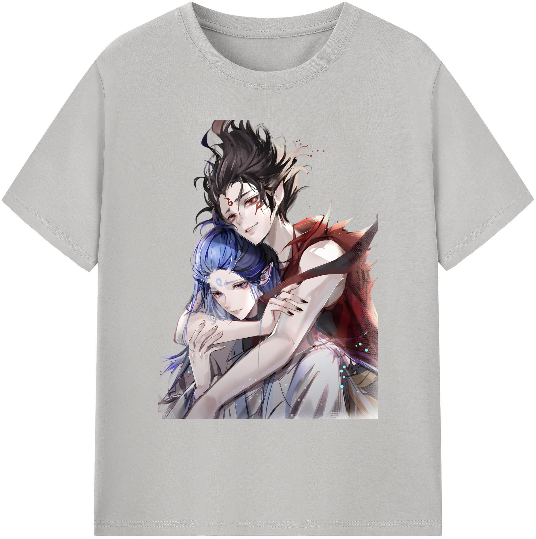 （画像用） Ne Zha 2 ナタ 魔童の大暴れ 綿100％ メンズ半袖Tシャツ｜肌触りやわらか＆通気性