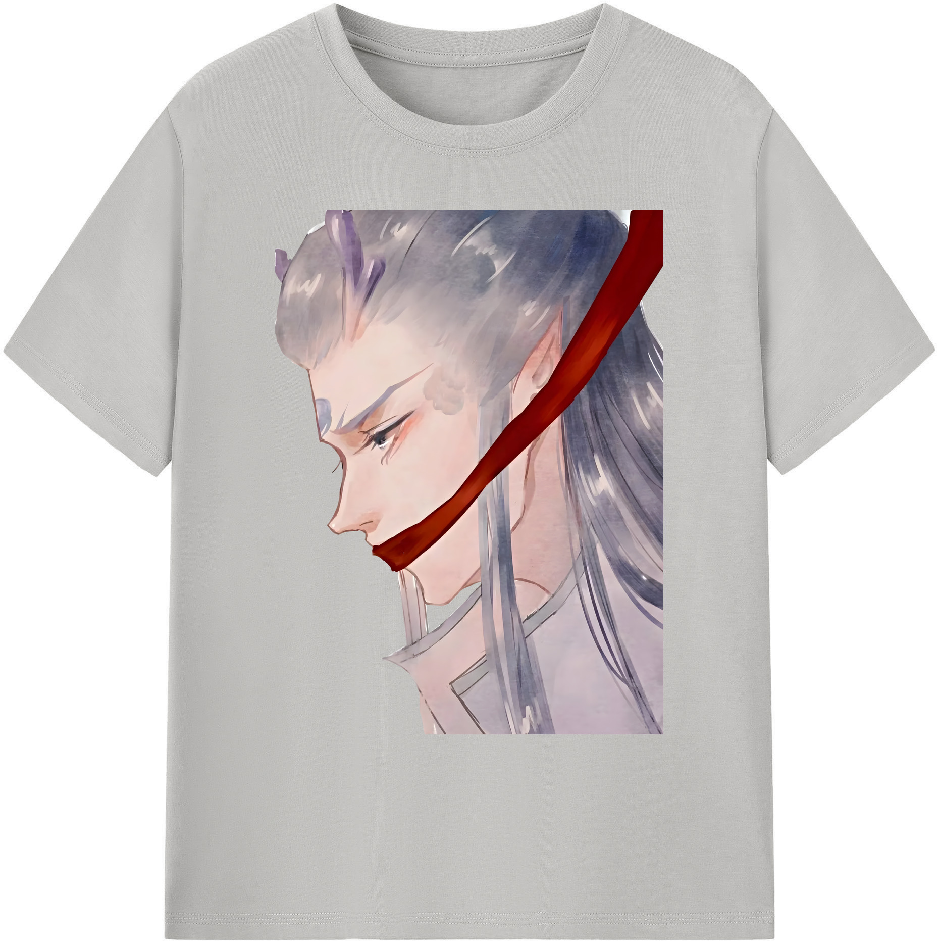 （画像用） Ne Zha 2 ナタ 魔童の大暴れ 綿100％ メンズ半袖Tシャツ｜肌触りやわらか＆通気性