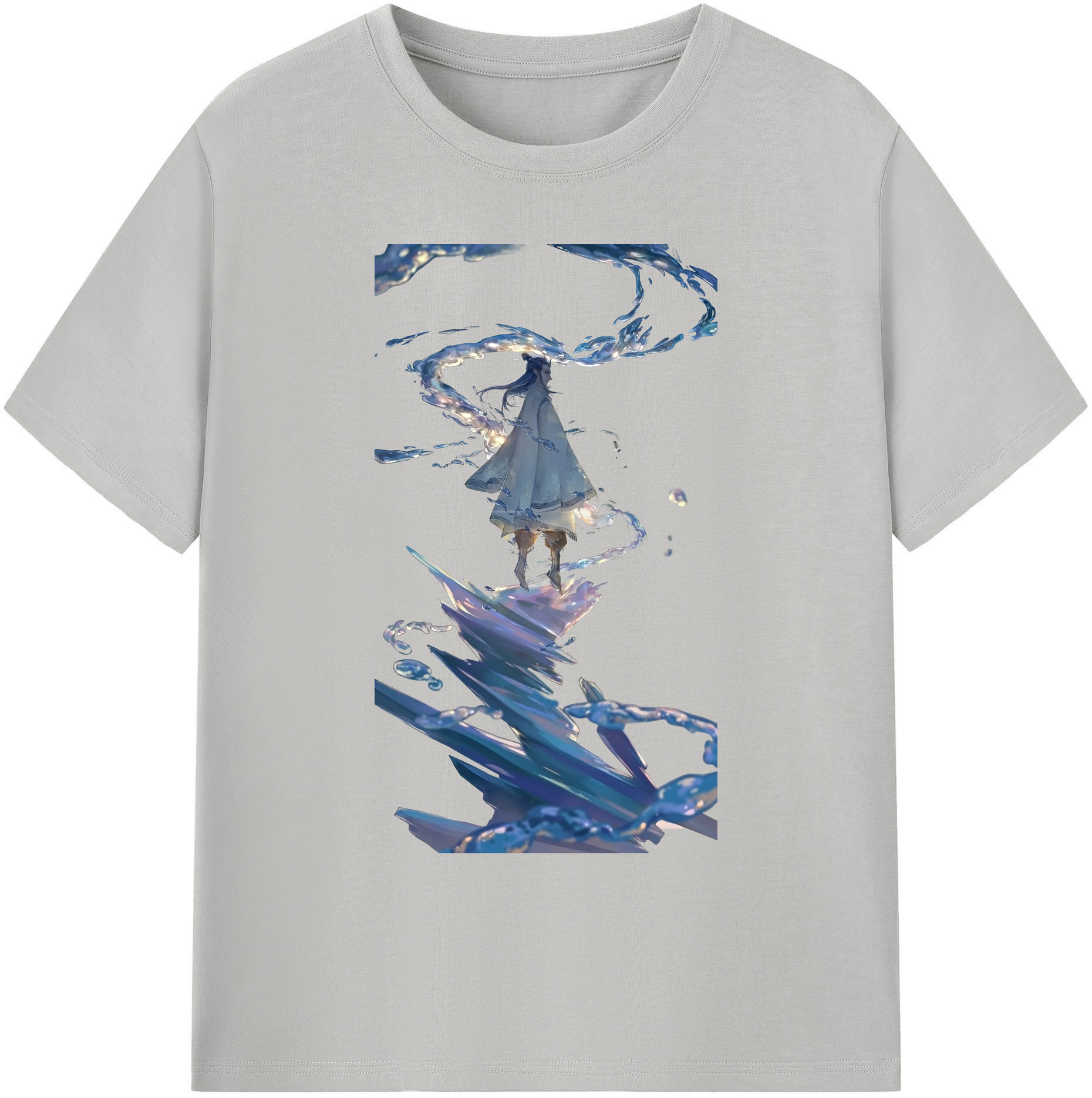 （画像用） Ne Zha 2 ナタ 魔童の大暴れ 綿100％ メンズ半袖Tシャツ｜肌触りやわらか＆通気性