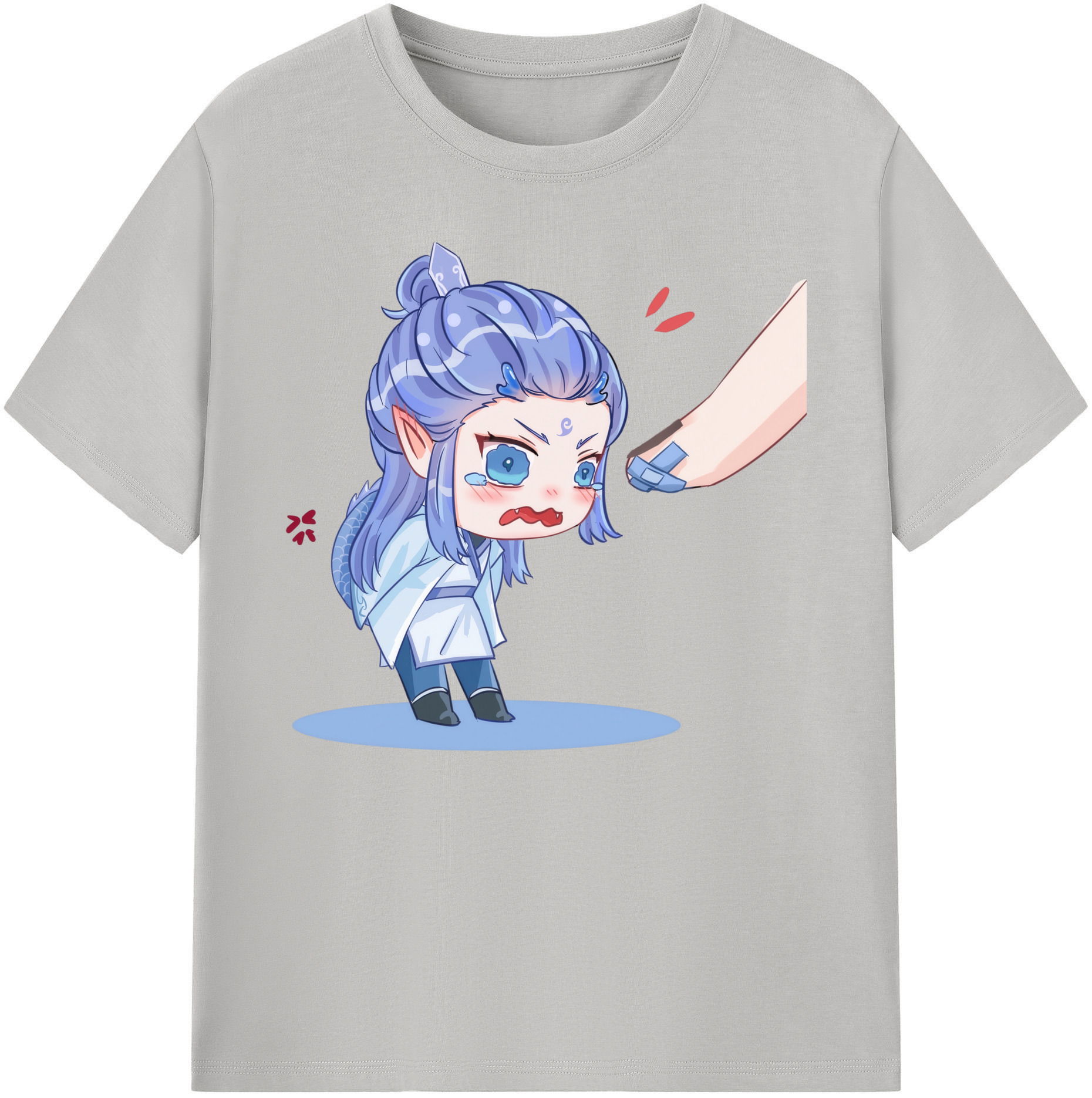 （画像用） Ne Zha 2 ナタ 魔童の大暴れ 綿100％ メンズ半袖Tシャツ｜肌触りやわらか＆通気性