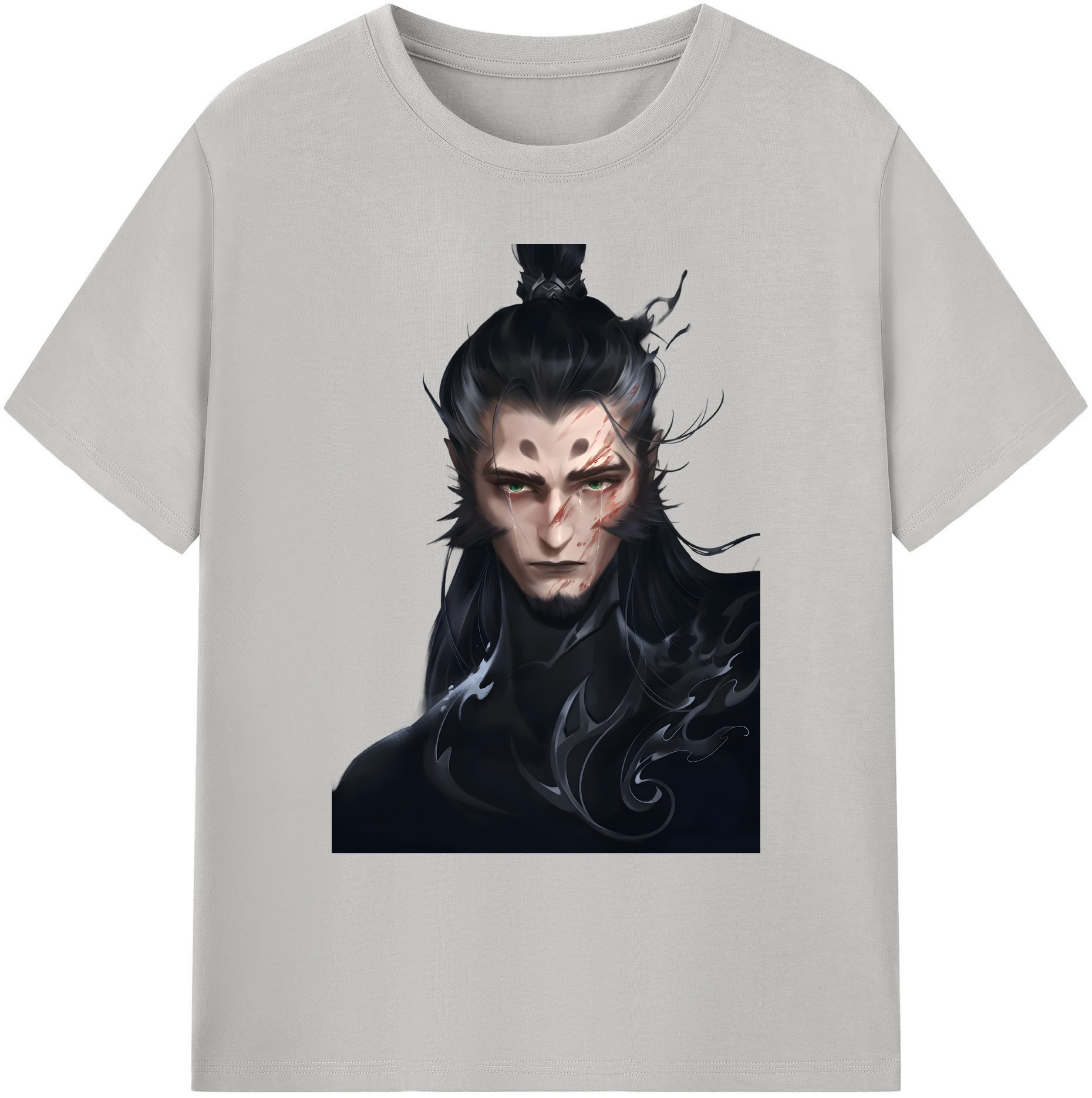 （画像用） Ne Zha 2 ナタ 魔童の大暴れ 綿100％ メンズ半袖Tシャツ｜肌触りやわらか＆通気性