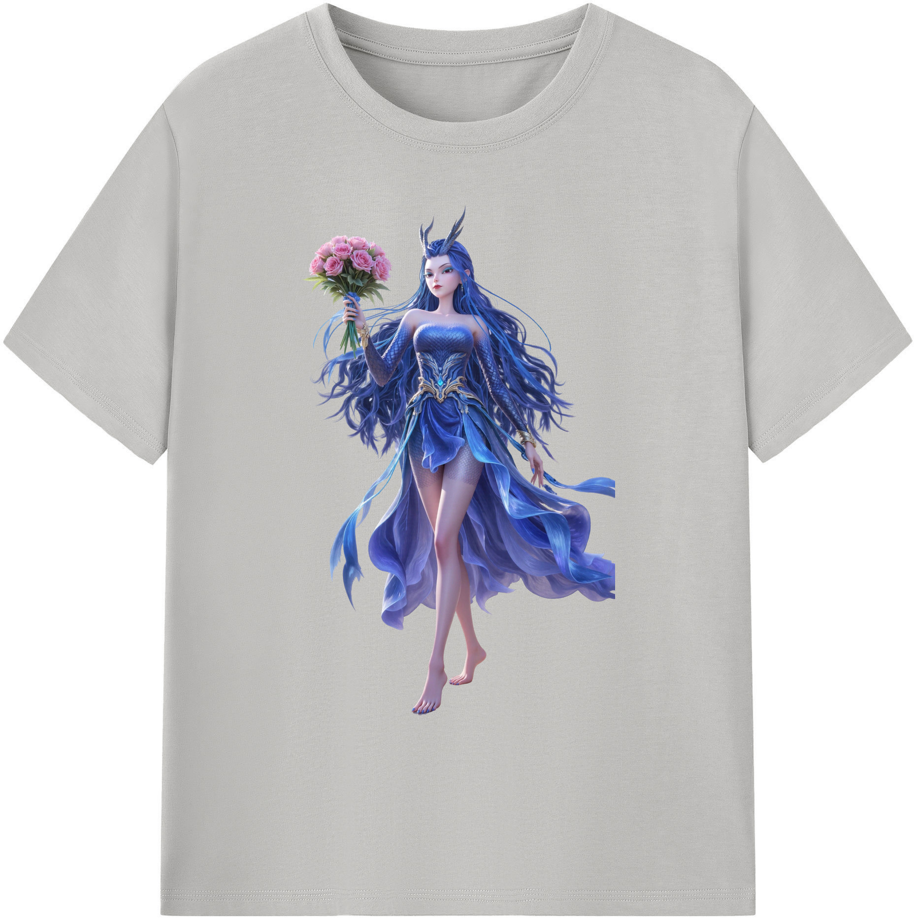 （画像用） Ne Zha 2 ナタ 魔童の大暴れ 綿100％ メンズ半袖Tシャツ｜肌触りやわらか＆通気性
