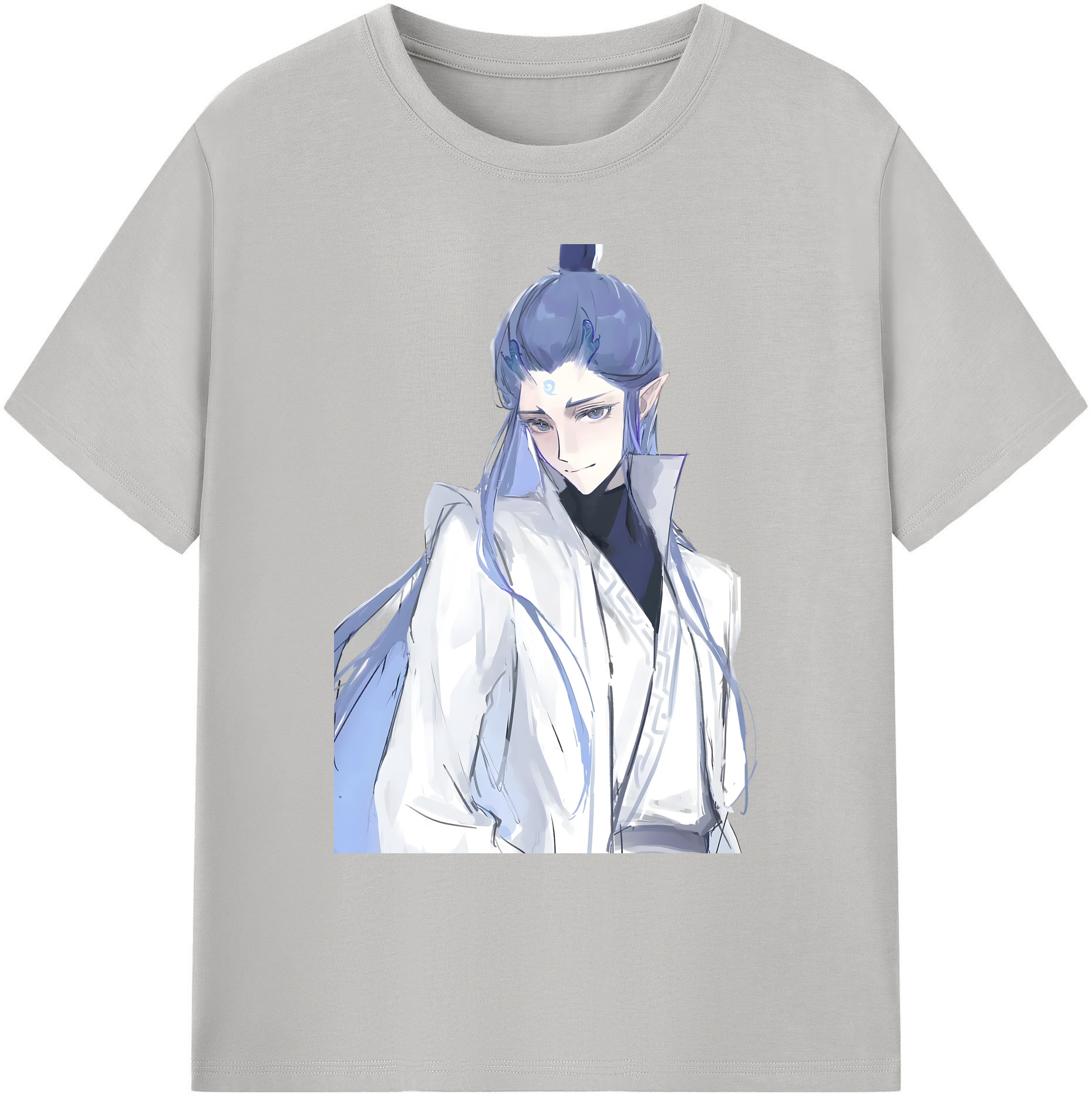 （画像用） Ne Zha 2 ナタ 魔童の大暴れ 綿100％ メンズ半袖Tシャツ｜肌触りやわらか＆通気性