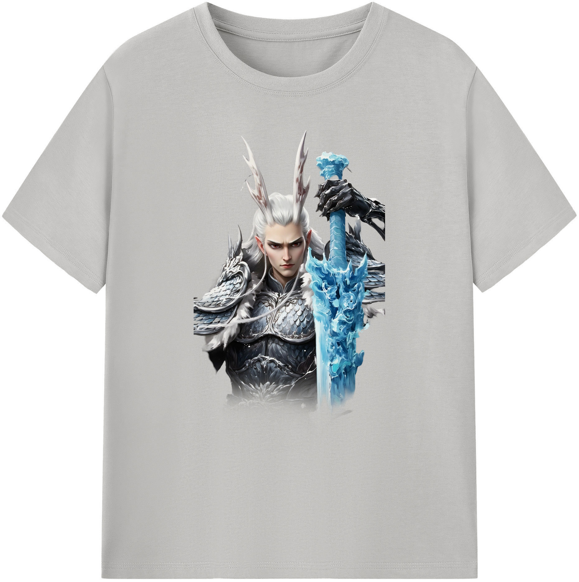 （画像用） Ne Zha 2 ナタ 魔童の大暴れ 綿100％ メンズ半袖Tシャツ｜肌触りやわらか＆通気性