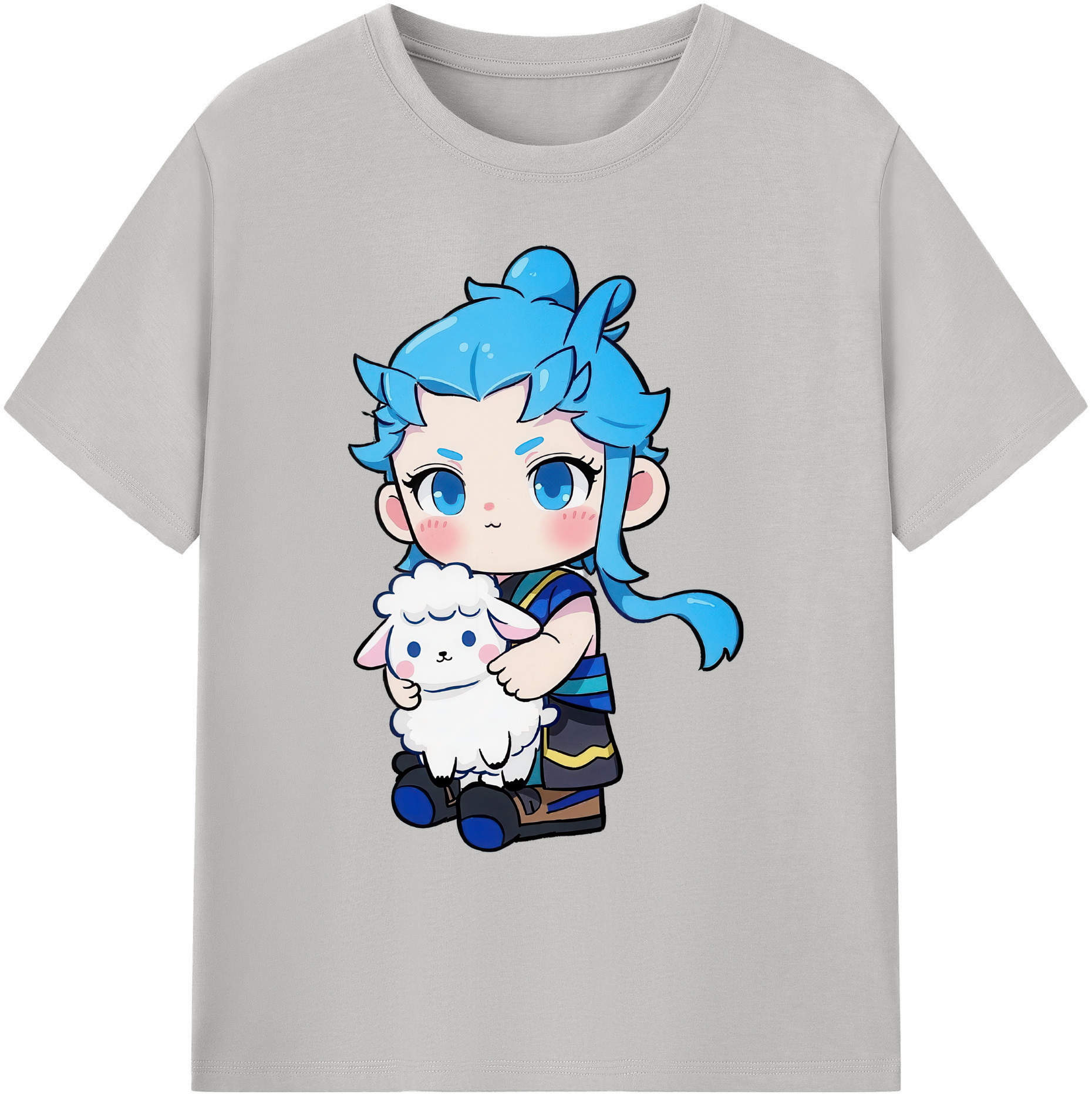 （画像用） Ne Zha 2 ナタ 魔童の大暴れ 綿100％ メンズ半袖Tシャツ｜肌触りやわらか＆通気性