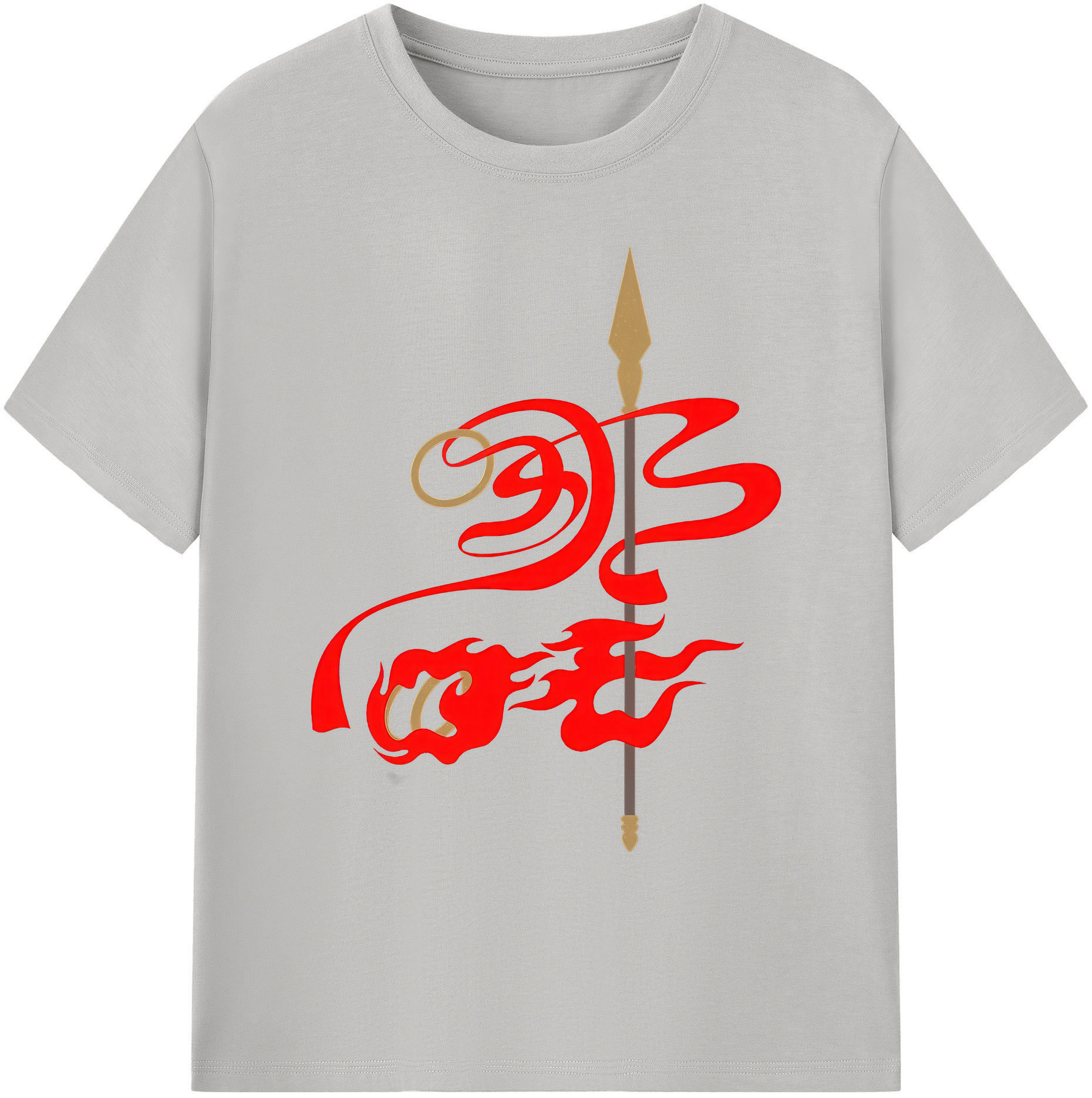 （画像用） Ne Zha 2 ナタ 魔童の大暴れ 綿100％ メンズ半袖Tシャツ｜肌触りやわらか＆通気性