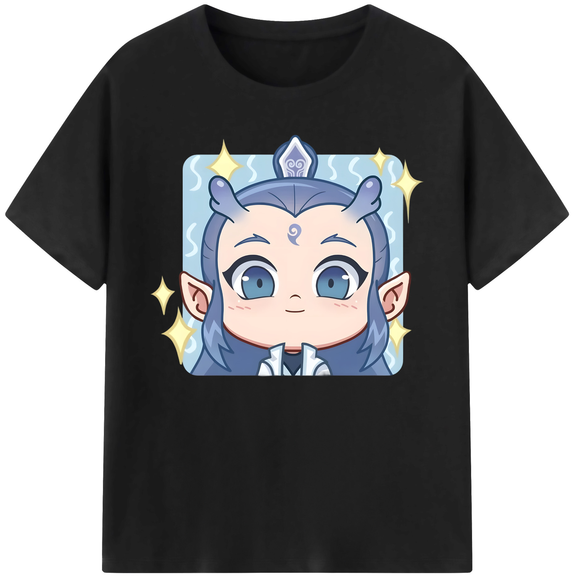 （画像用） Ne Zha 2 ナタ 魔童の大暴れ 綿100％ メンズ半袖Tシャツ｜肌触りやわらか＆通気性