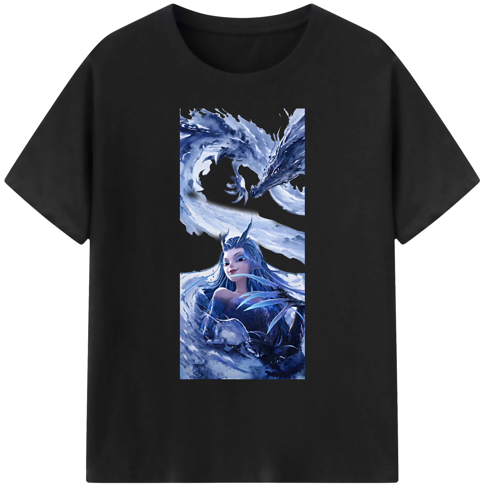 （画像用） Ne Zha 2 ナタ 魔童の大暴れ 綿100％ メンズ半袖Tシャツ｜肌触りやわらか＆通気性