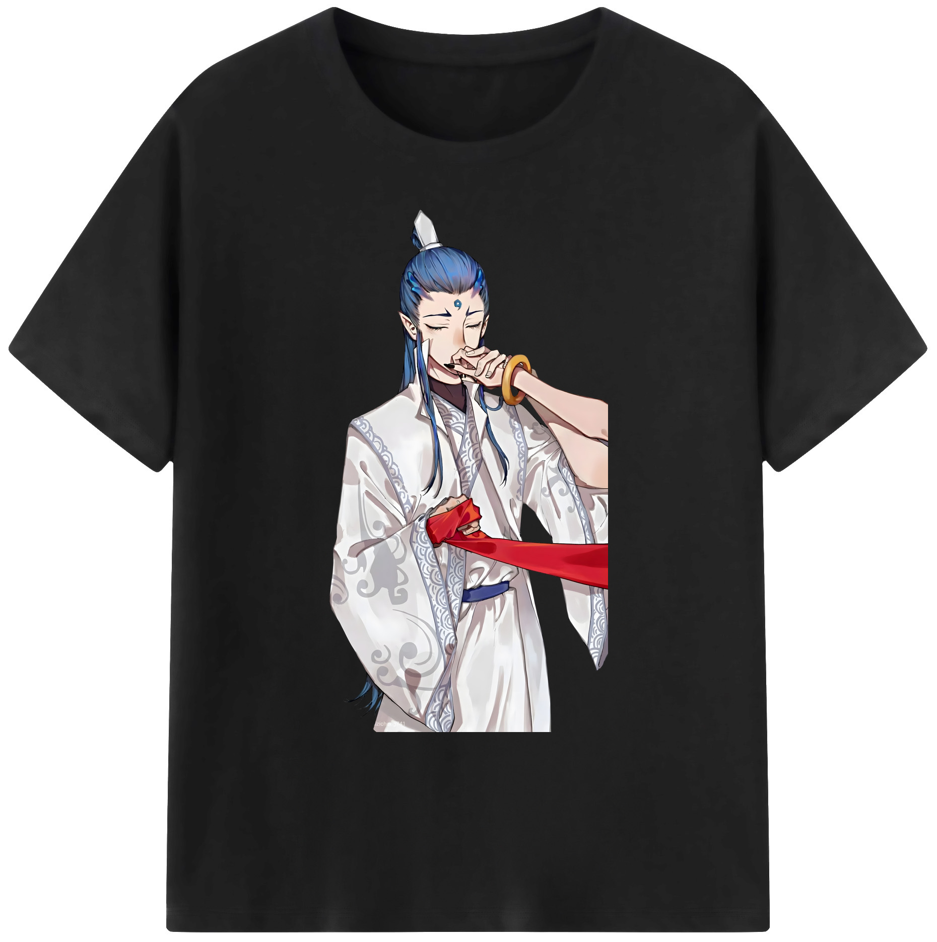 （画像用） Ne Zha 2 ナタ 魔童の大暴れ 綿100％ メンズ半袖Tシャツ｜肌触りやわらか＆通気性
