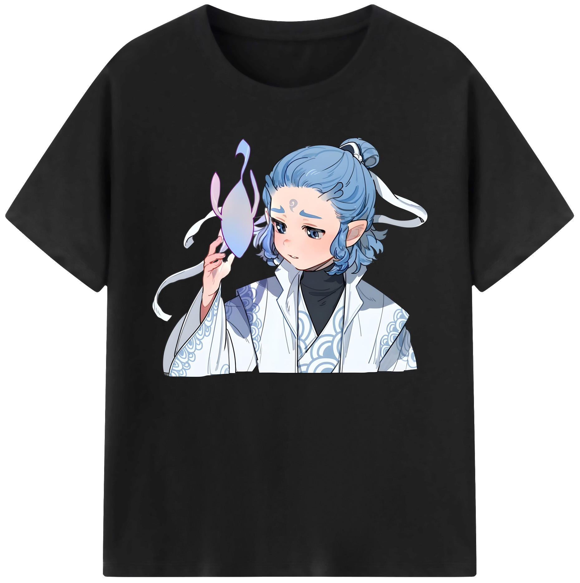 （画像用） Ne Zha 2 ナタ 魔童の大暴れ 綿100％ メンズ半袖Tシャツ｜肌触りやわらか＆通気性