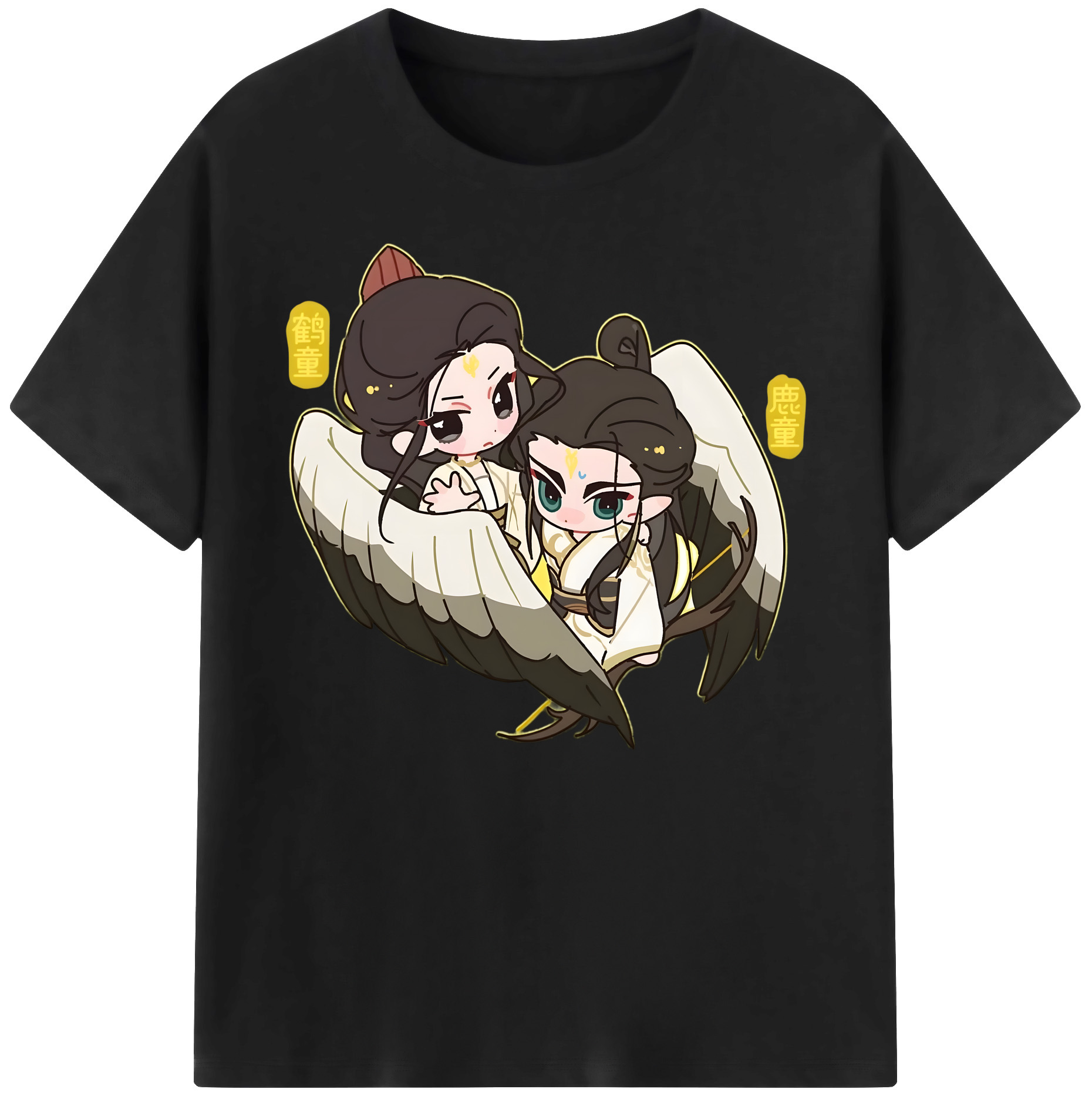 （画像用） Ne Zha 2 ナタ 魔童の大暴れ 綿100％ メンズ半袖Tシャツ｜肌触りやわらか＆通気性