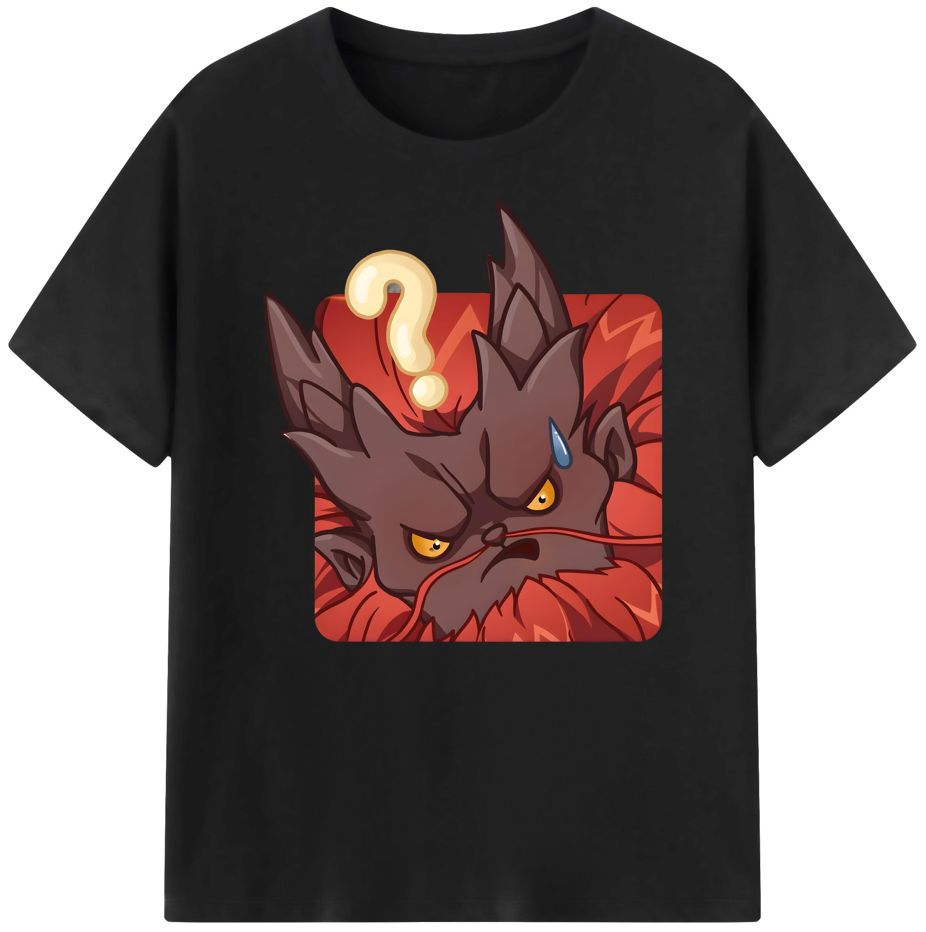 （画像用） Ne Zha 2 ナタ 魔童の大暴れ 綿100％ メンズ半袖Tシャツ｜肌触りやわらか＆通気性