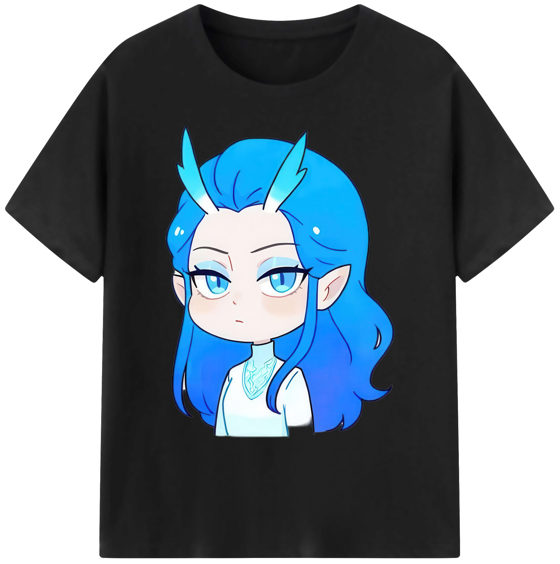 （画像用） Ne Zha 2 ナタ 魔童の大暴れ 綿100％ メンズ半袖Tシャツ｜肌触りやわらか＆通気性