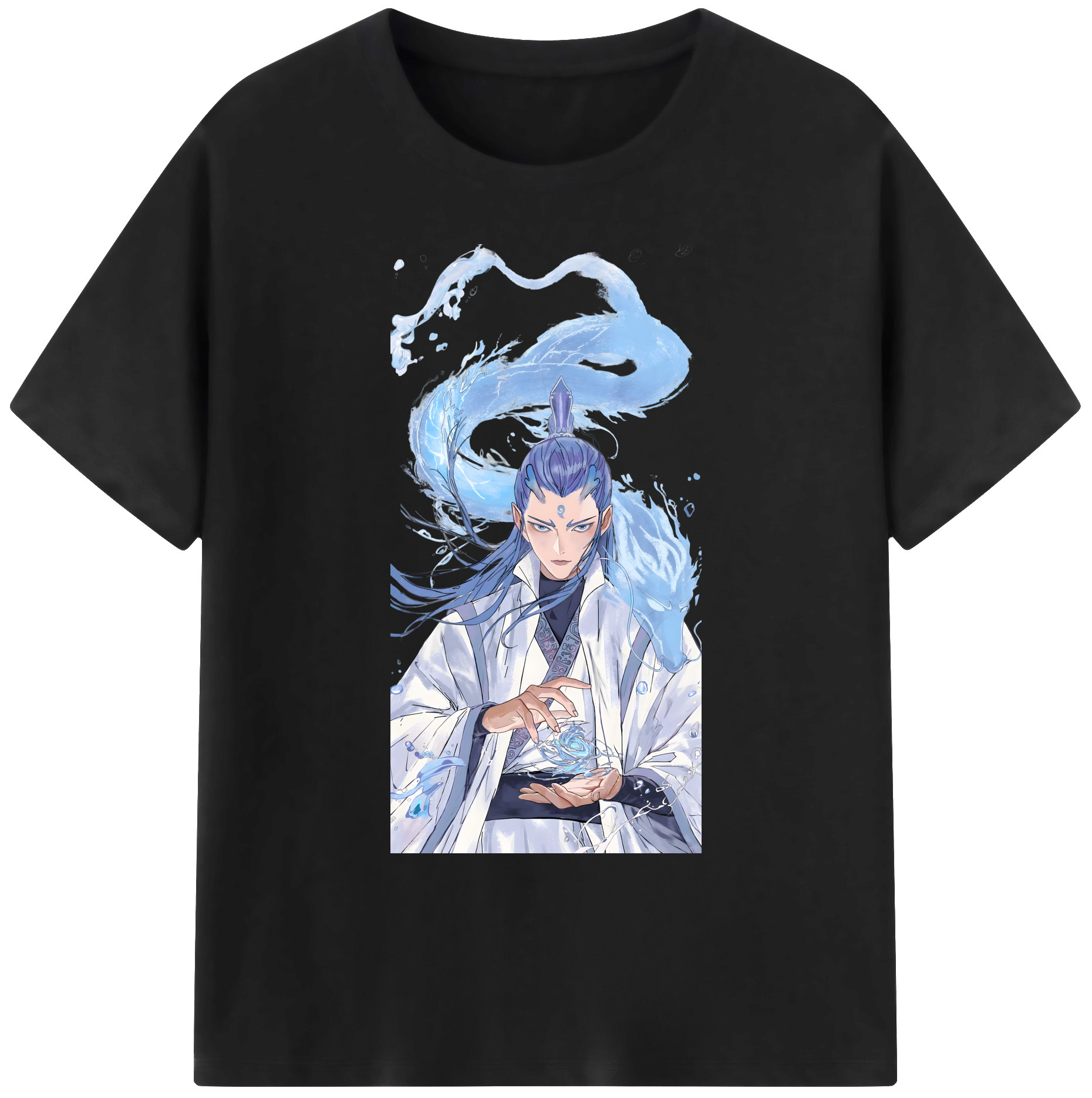（画像用） Ne Zha 2 ナタ 魔童の大暴れ 綿100％ メンズ半袖Tシャツ｜肌触りやわらか＆通気性