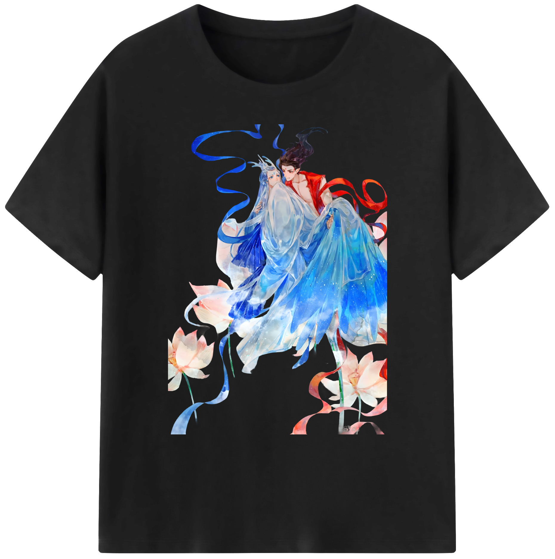 （画像用） Ne Zha 2 ナタ 魔童の大暴れ 綿100％ メンズ半袖Tシャツ｜肌触りやわらか＆通気性