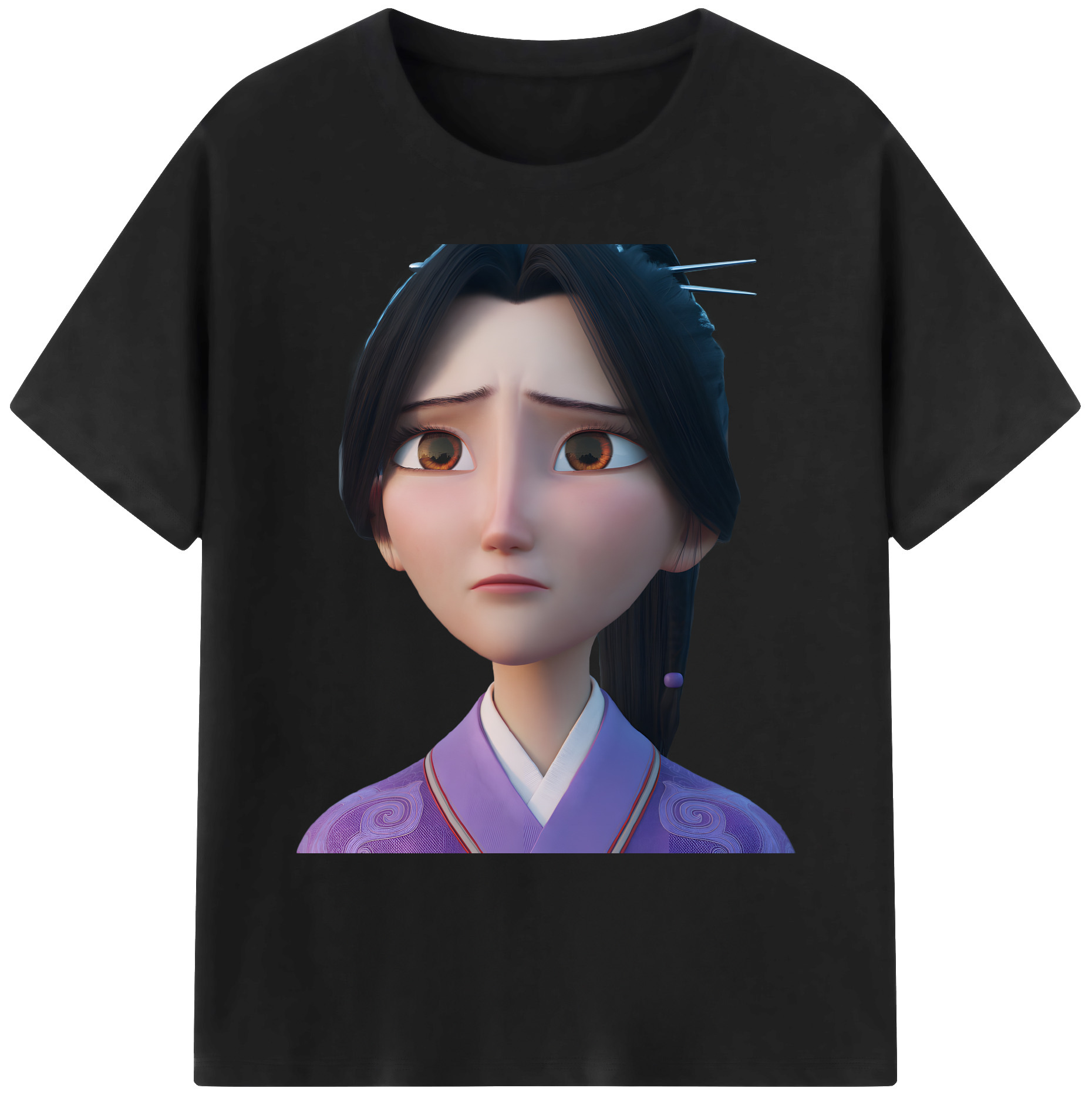 （画像用） Ne Zha 2 ナタ 魔童の大暴れ 綿100％ メンズ半袖Tシャツ｜肌触りやわらか＆通気性