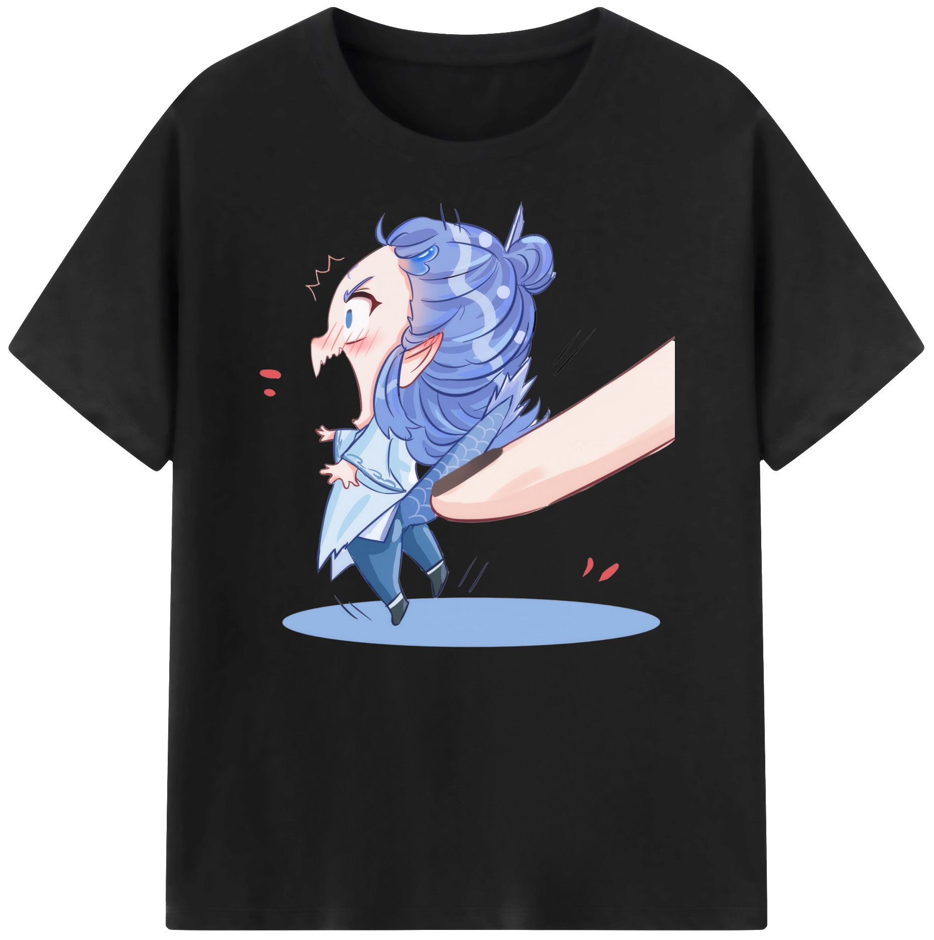 （画像用） Ne Zha 2 ナタ 魔童の大暴れ 綿100％ メンズ半袖Tシャツ｜肌触りやわらか＆通気性