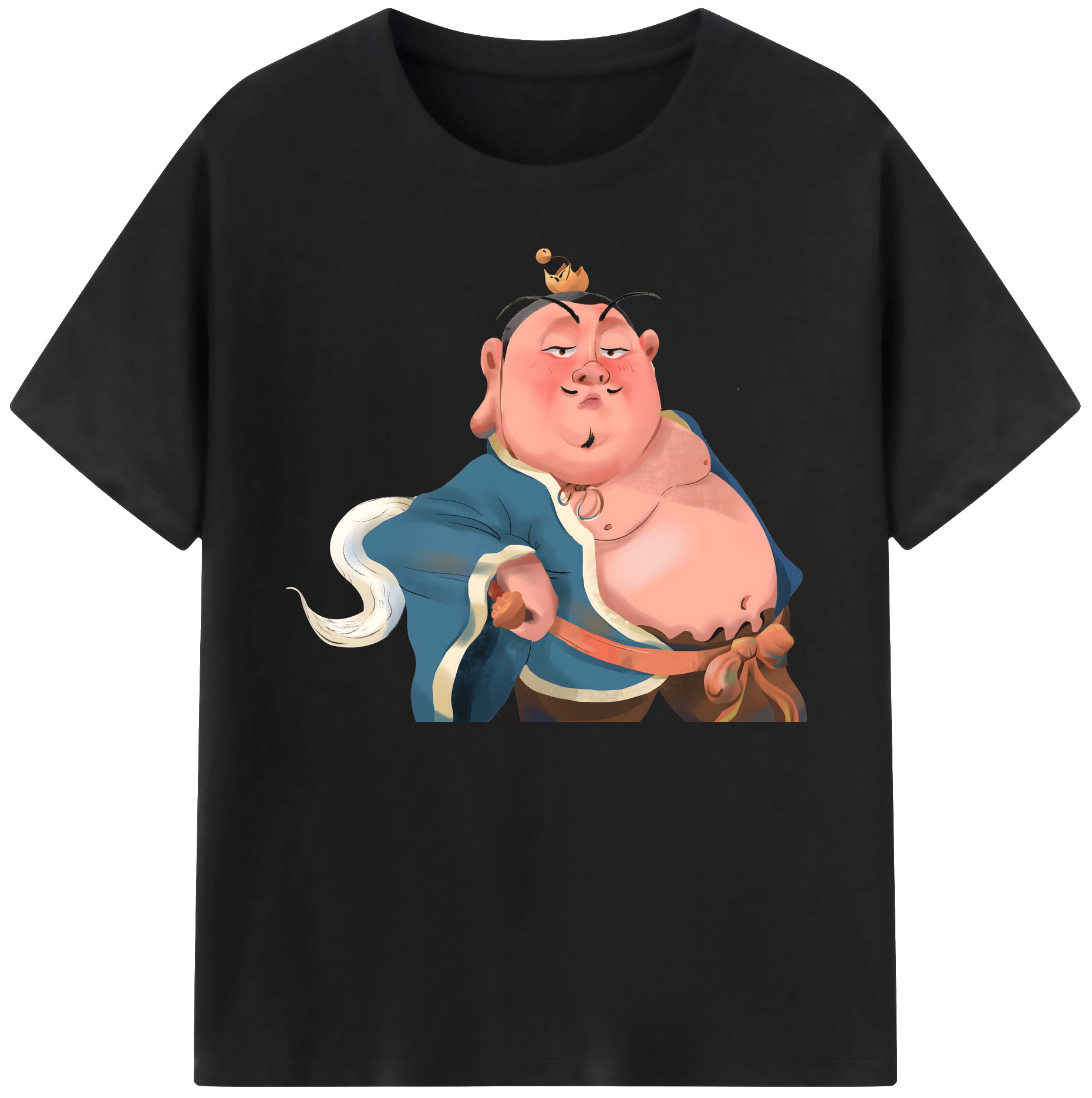 （画像用） Ne Zha 2 ナタ 魔童の大暴れ 綿100％ メンズ半袖Tシャツ｜肌触りやわらか＆通気性