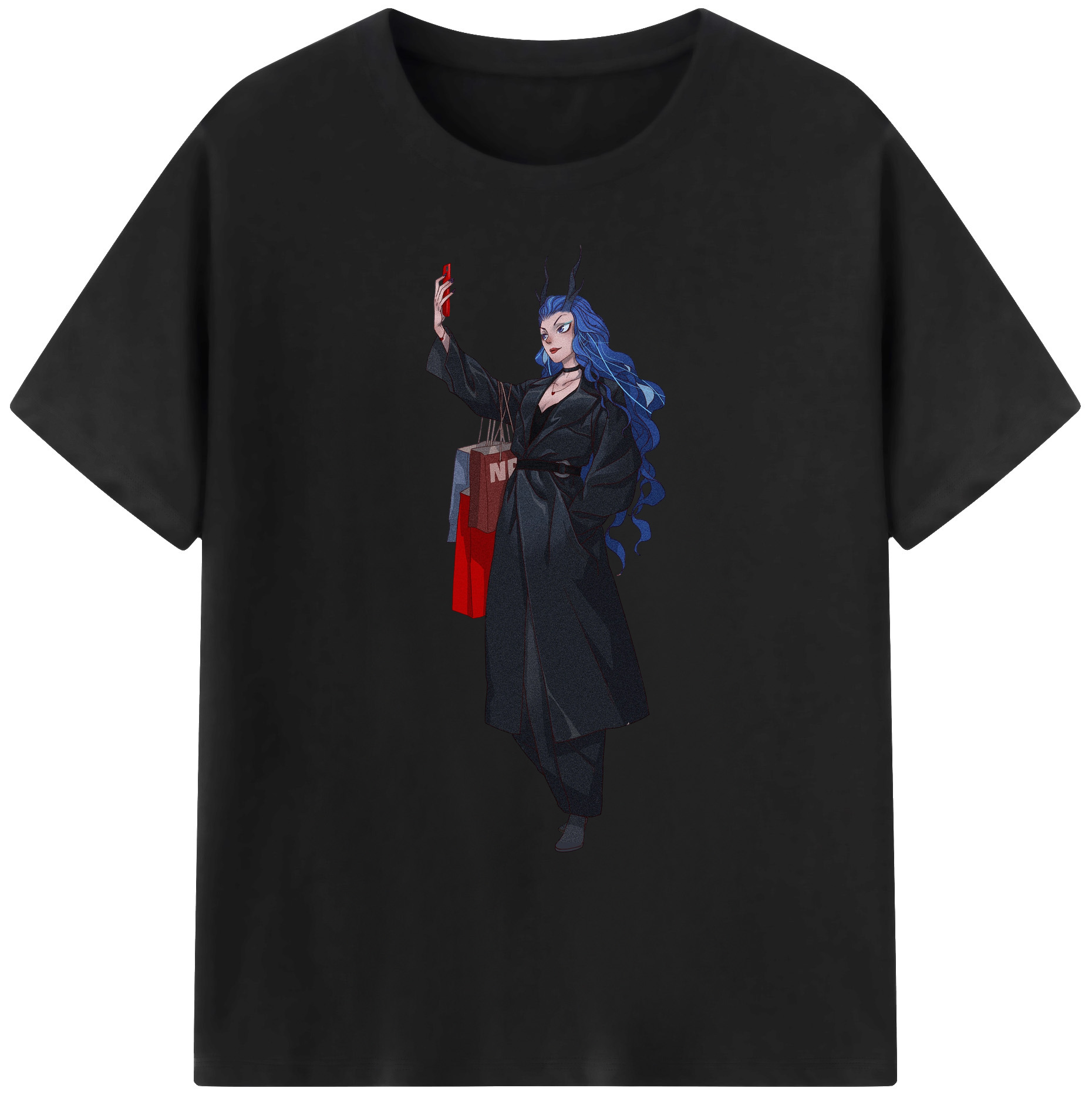 （画像用） Ne Zha 2 ナタ 魔童の大暴れ 綿100％ メンズ半袖Tシャツ｜肌触りやわらか＆通気性