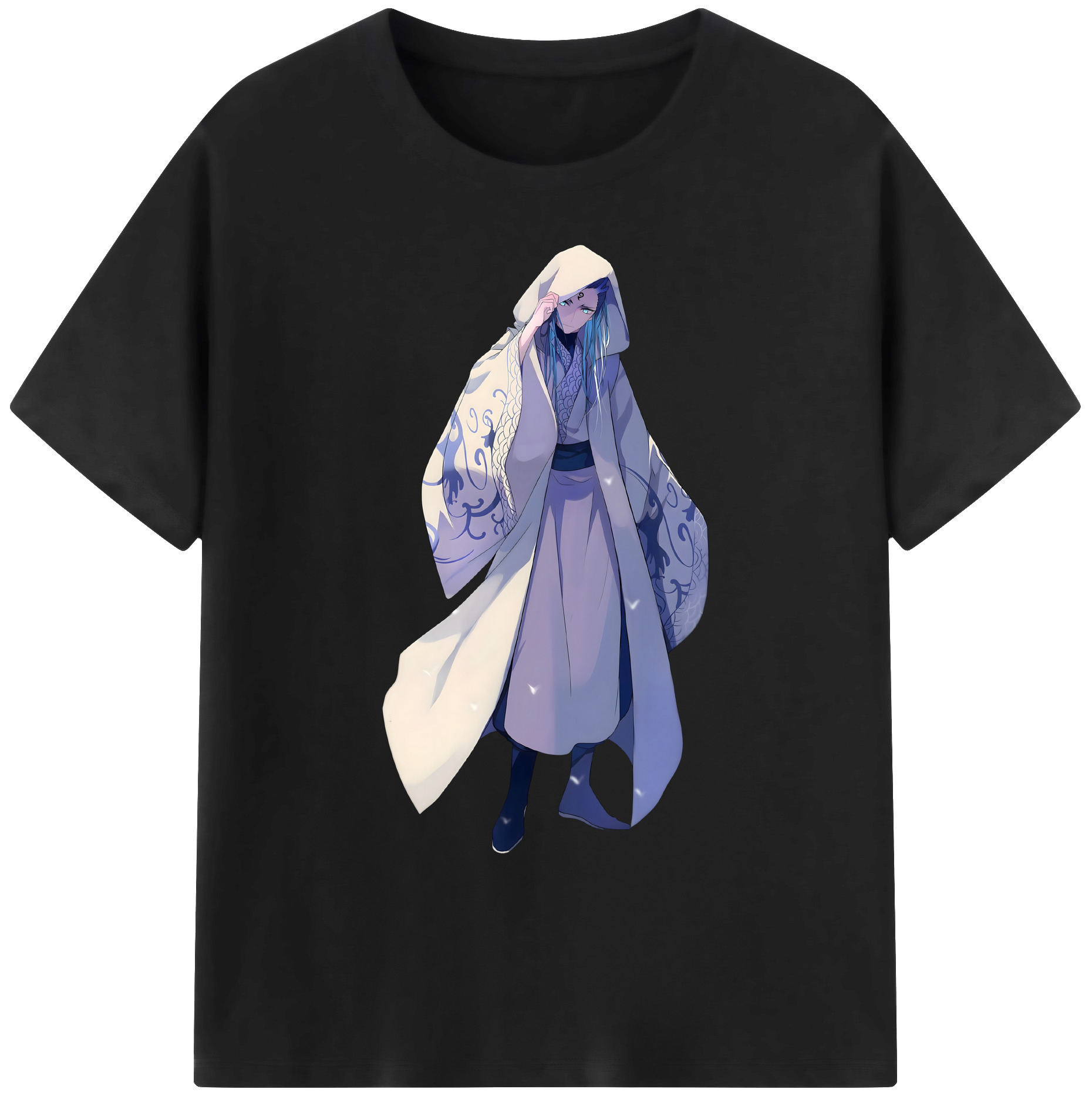 （画像用） Ne Zha 2 ナタ 魔童の大暴れ 綿100％ メンズ半袖Tシャツ｜肌触りやわらか＆通気性