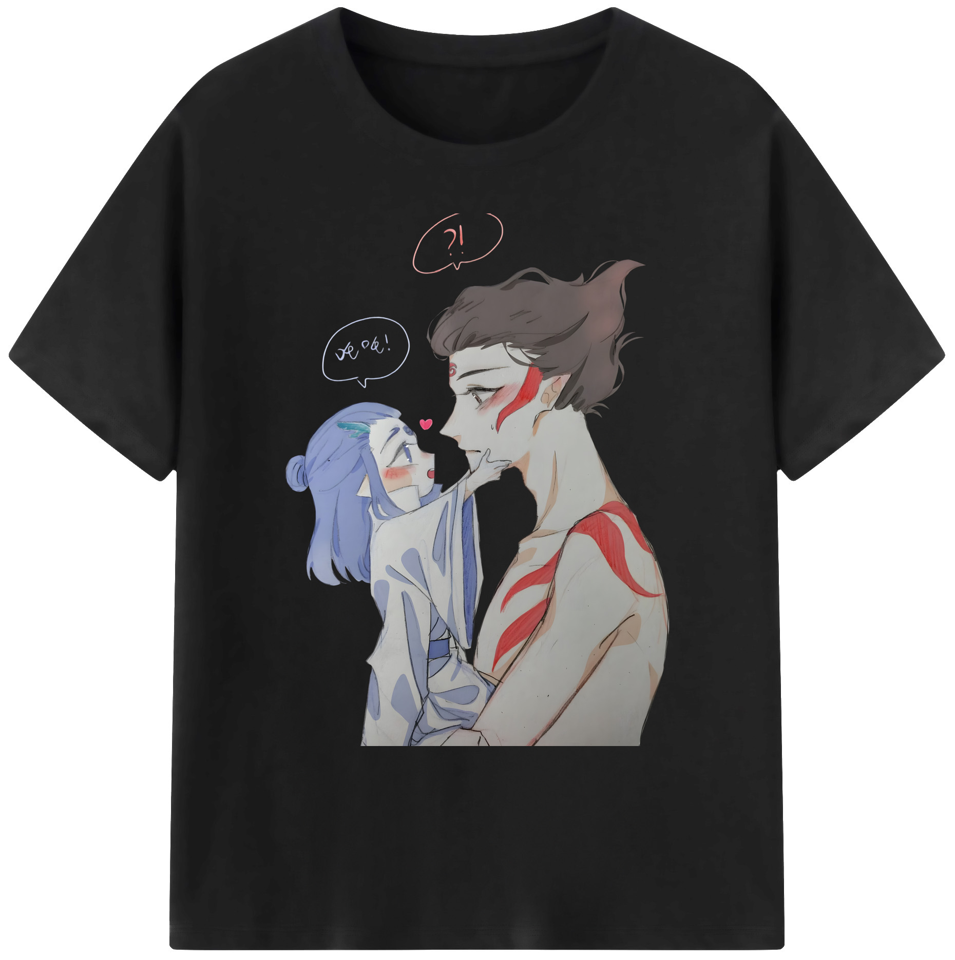 （画像用） Ne Zha 2 ナタ 魔童の大暴れ 綿100％ メンズ半袖Tシャツ｜肌触りやわらか＆通気性