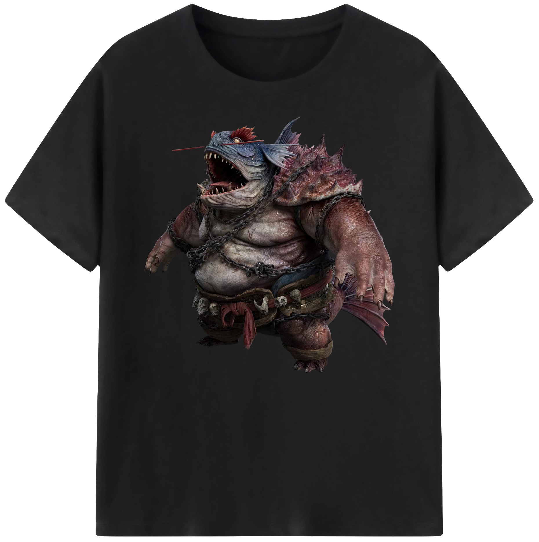 （画像用） Ne Zha 2 ナタ 魔童の大暴れ 綿100％ メンズ半袖Tシャツ｜肌触りやわらか＆通気性