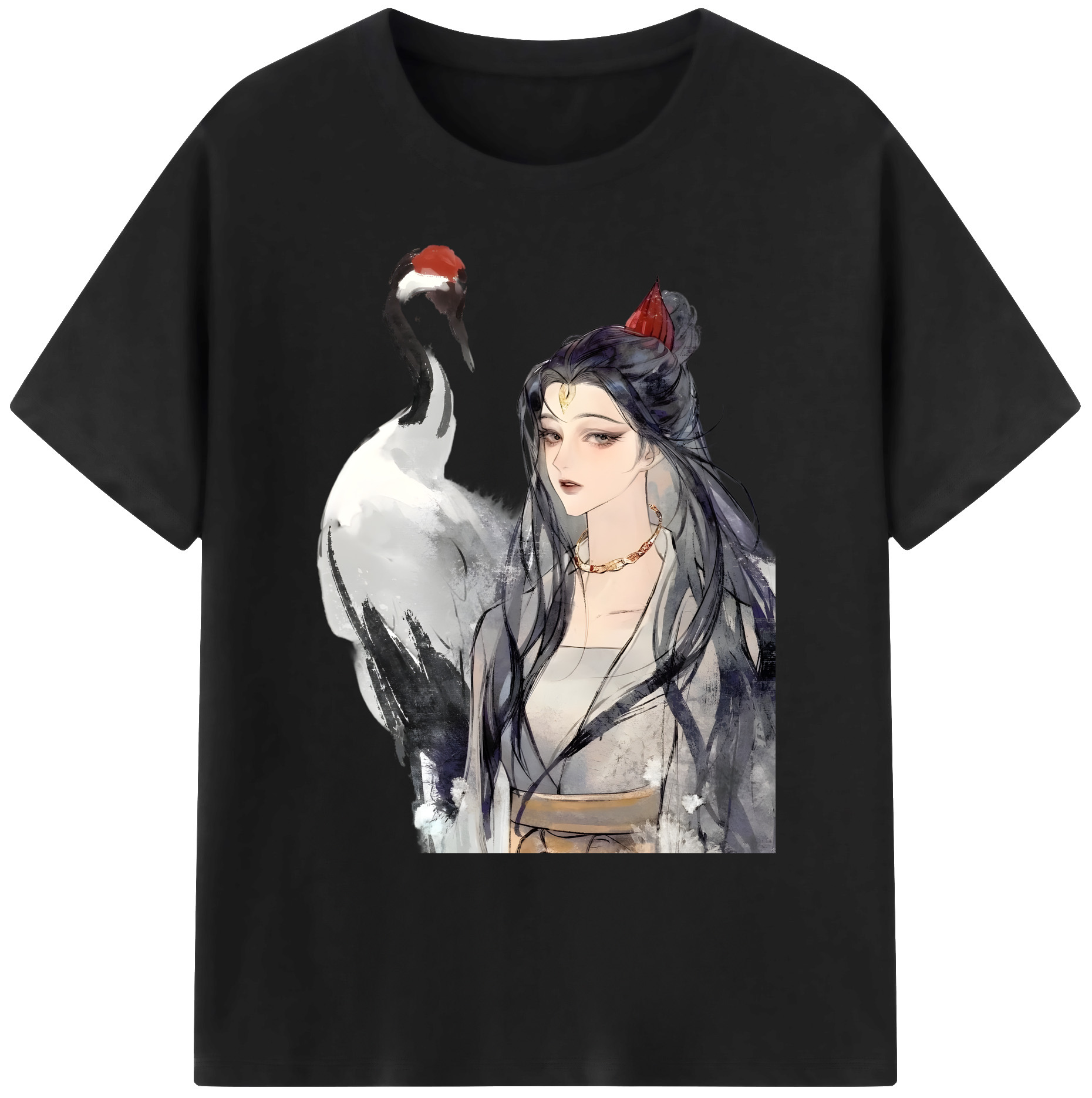 （画像用） Ne Zha 2 ナタ 魔童の大暴れ 綿100％ メンズ半袖Tシャツ｜肌触りやわらか＆通気性