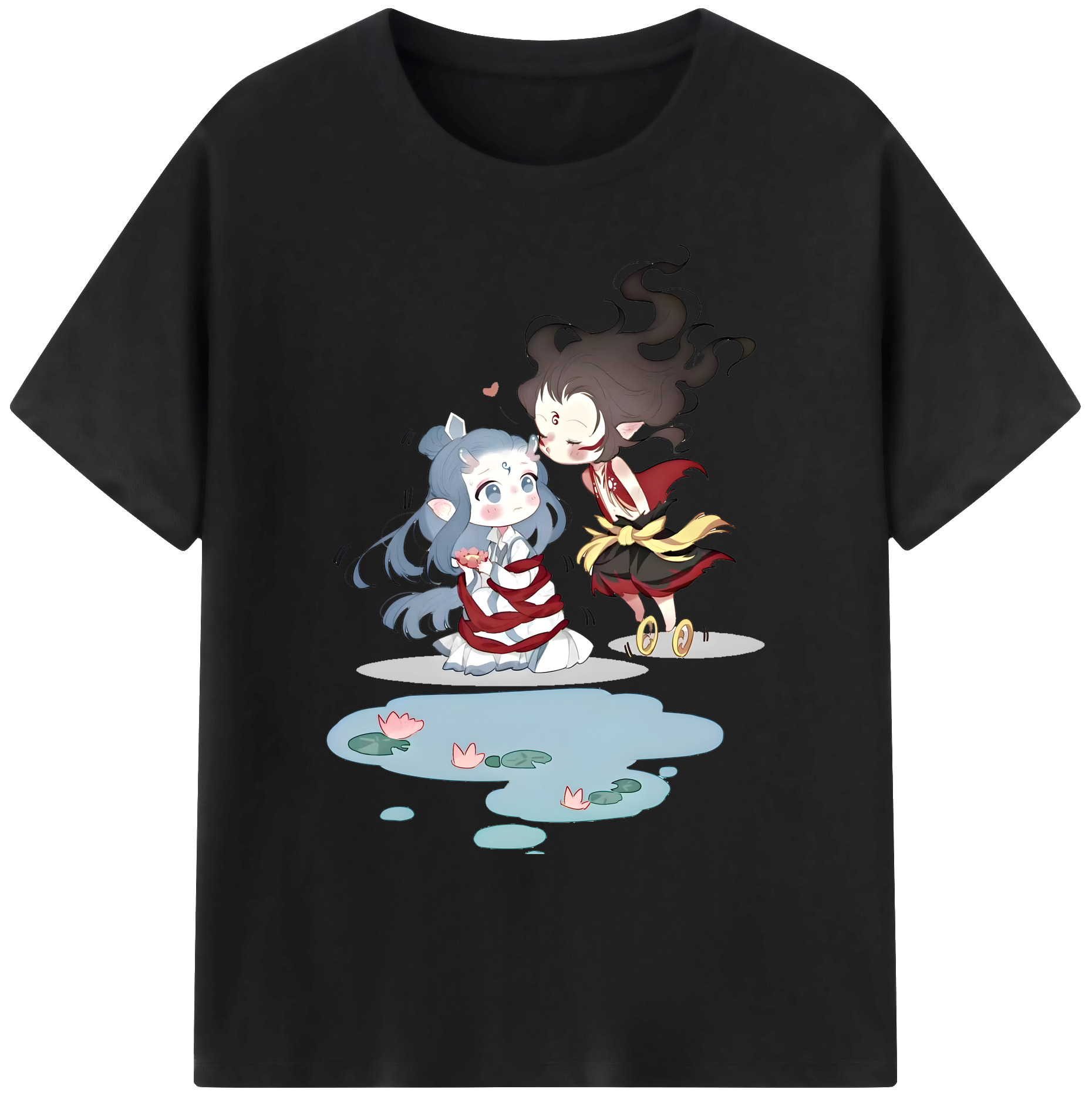 （画像用） Ne Zha 2 ナタ 魔童の大暴れ 綿100％ メンズ半袖Tシャツ｜肌触りやわらか＆通気性