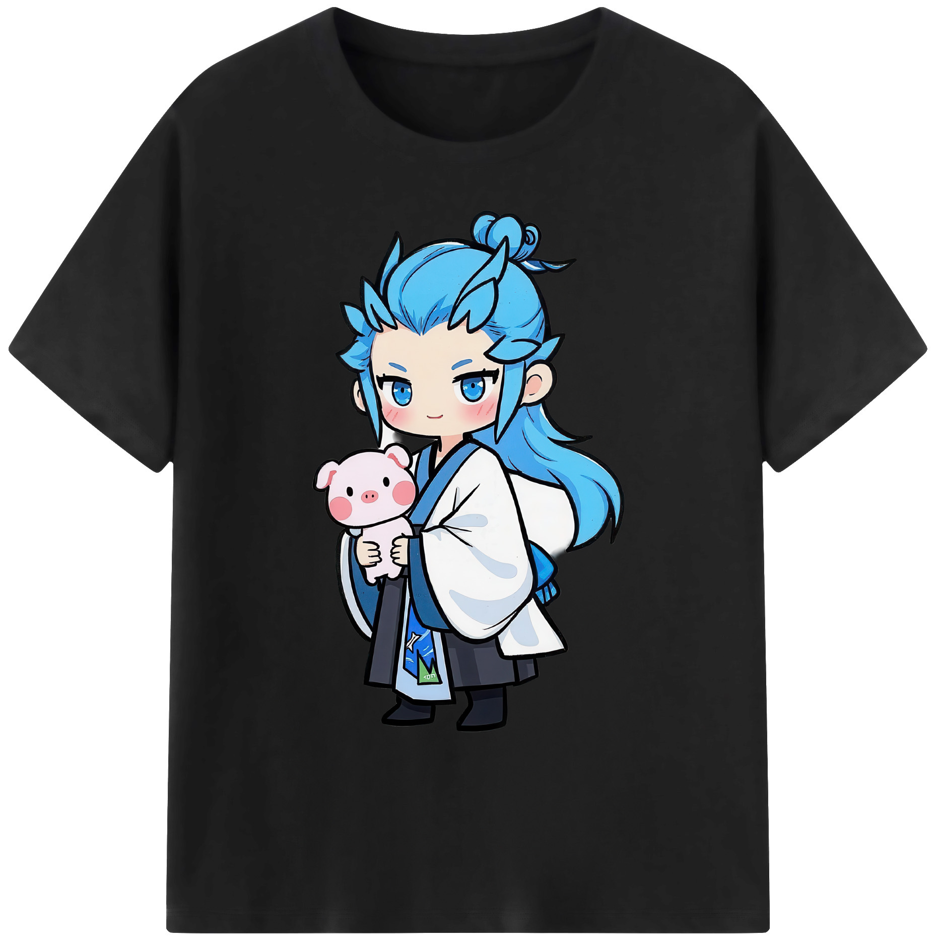 （画像用） Ne Zha 2 ナタ 魔童の大暴れ 綿100％ メンズ半袖Tシャツ｜肌触りやわらか＆通気性