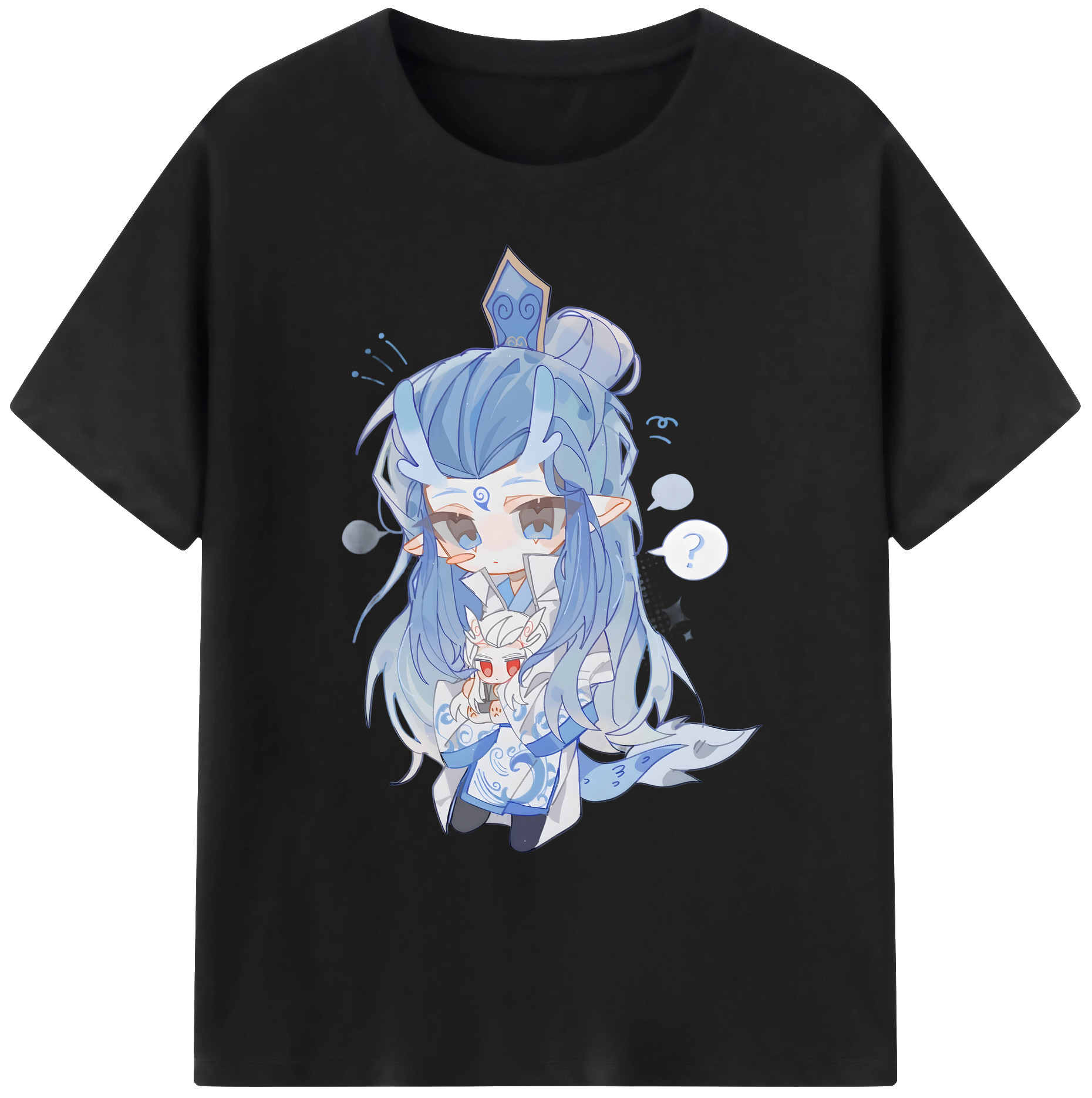 （画像用） Ne Zha 2 ナタ 魔童の大暴れ 綿100％ メンズ半袖Tシャツ｜肌触りやわらか＆通気性