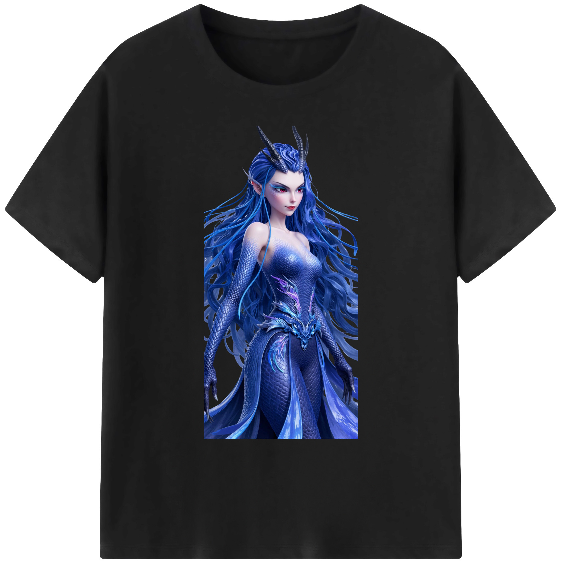 （画像用） Ne Zha 2 ナタ 魔童の大暴れ 綿100％ メンズ半袖Tシャツ｜肌触りやわらか＆通気性